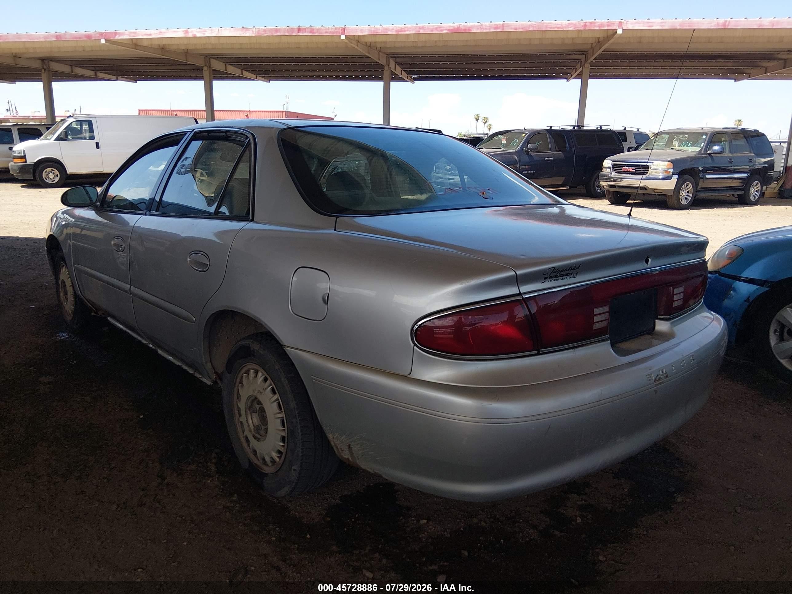 2004 Buick Century   Серебряный vin: 2G4WS52J541241792