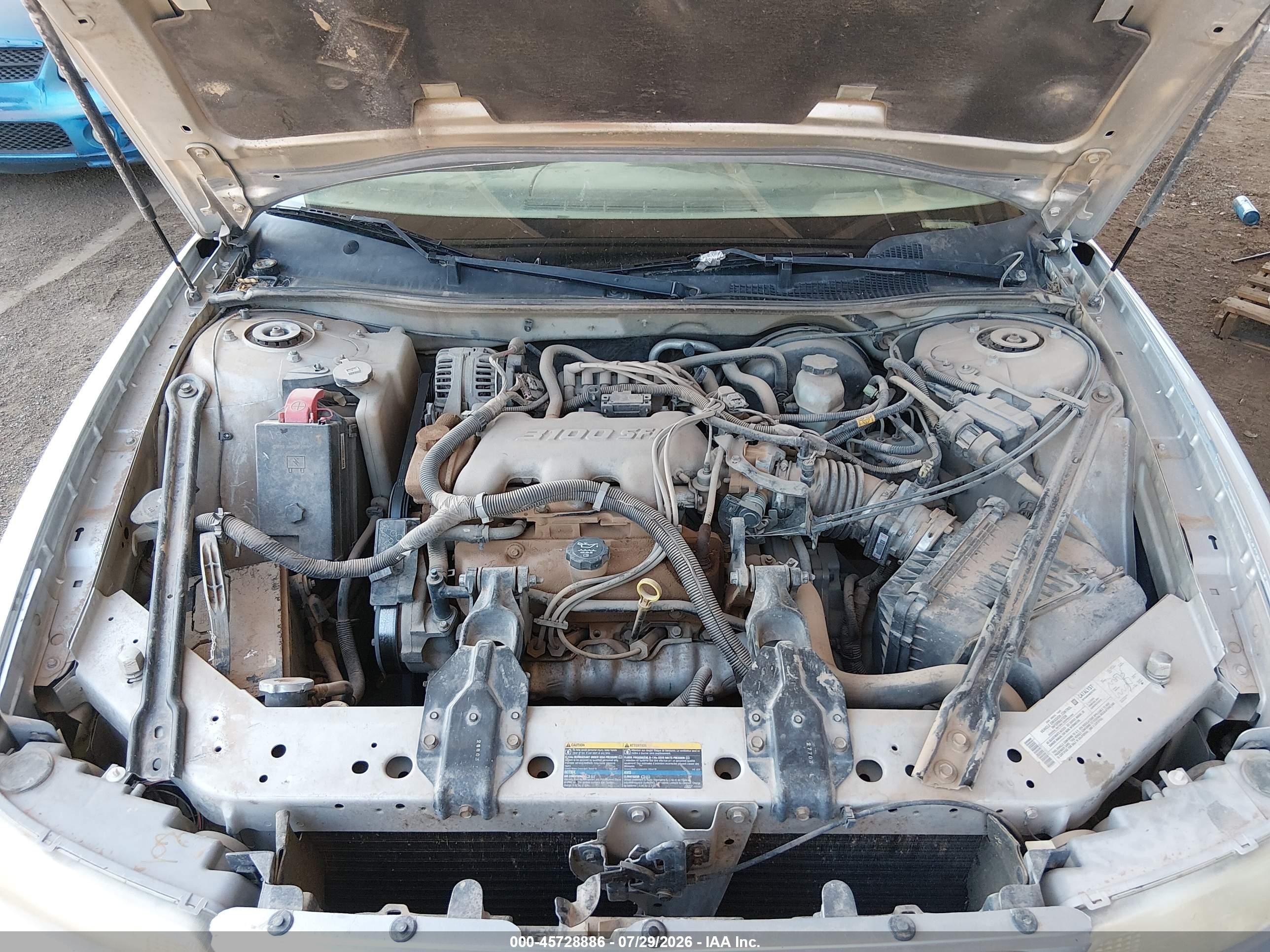 2004 Buick Century   Серебряный vin: 2G4WS52J541241792