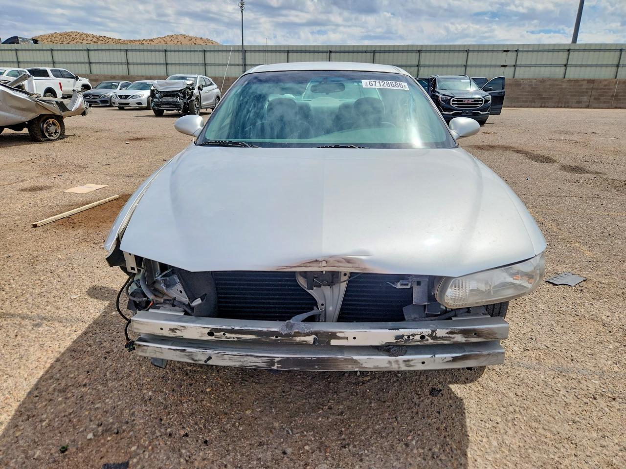 2004 Buick Century Custom Silver vin: 2G4WS52J541319875