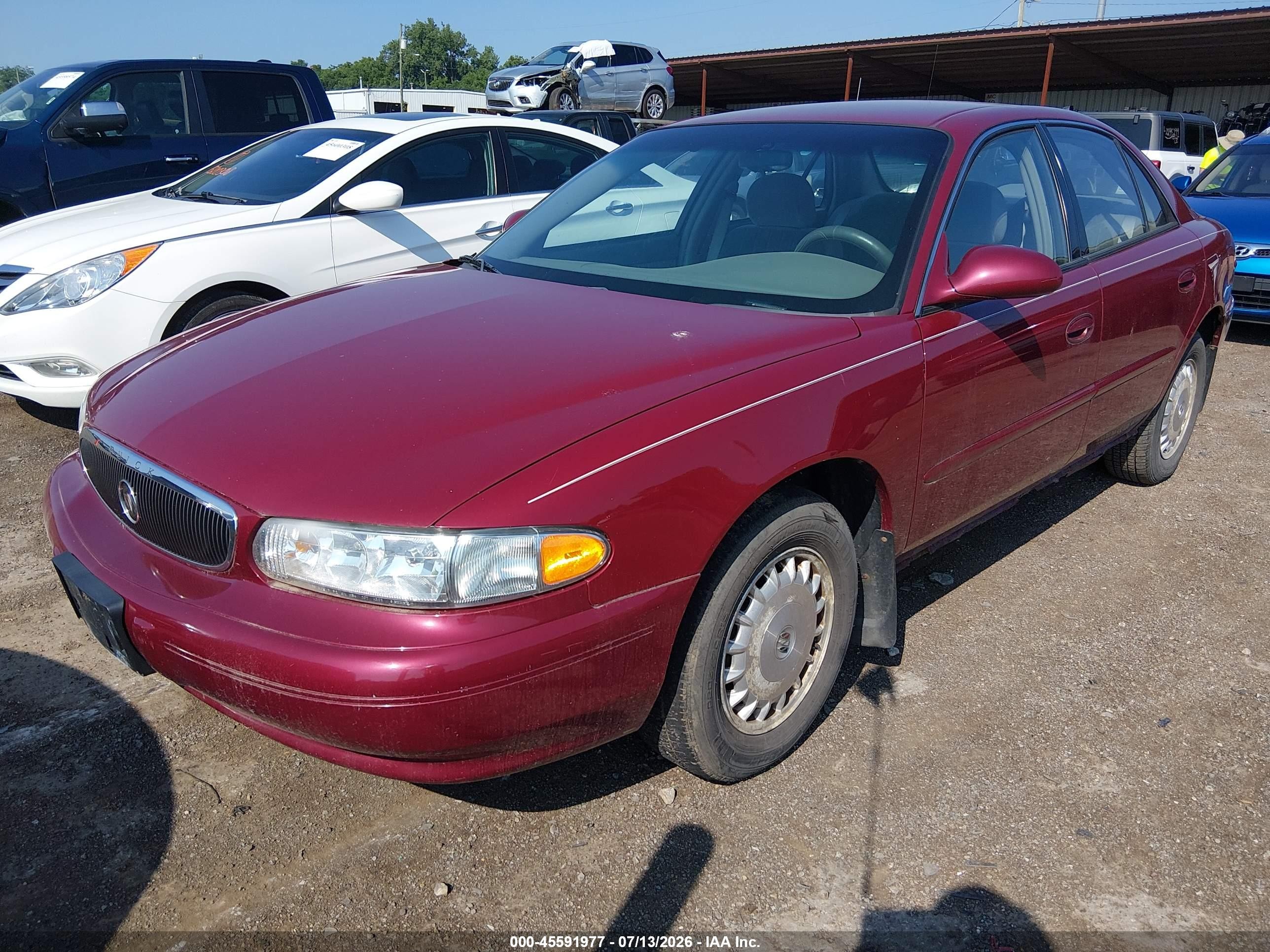 2005 Buick Century   Red vin: 2G4WS52J551112534
