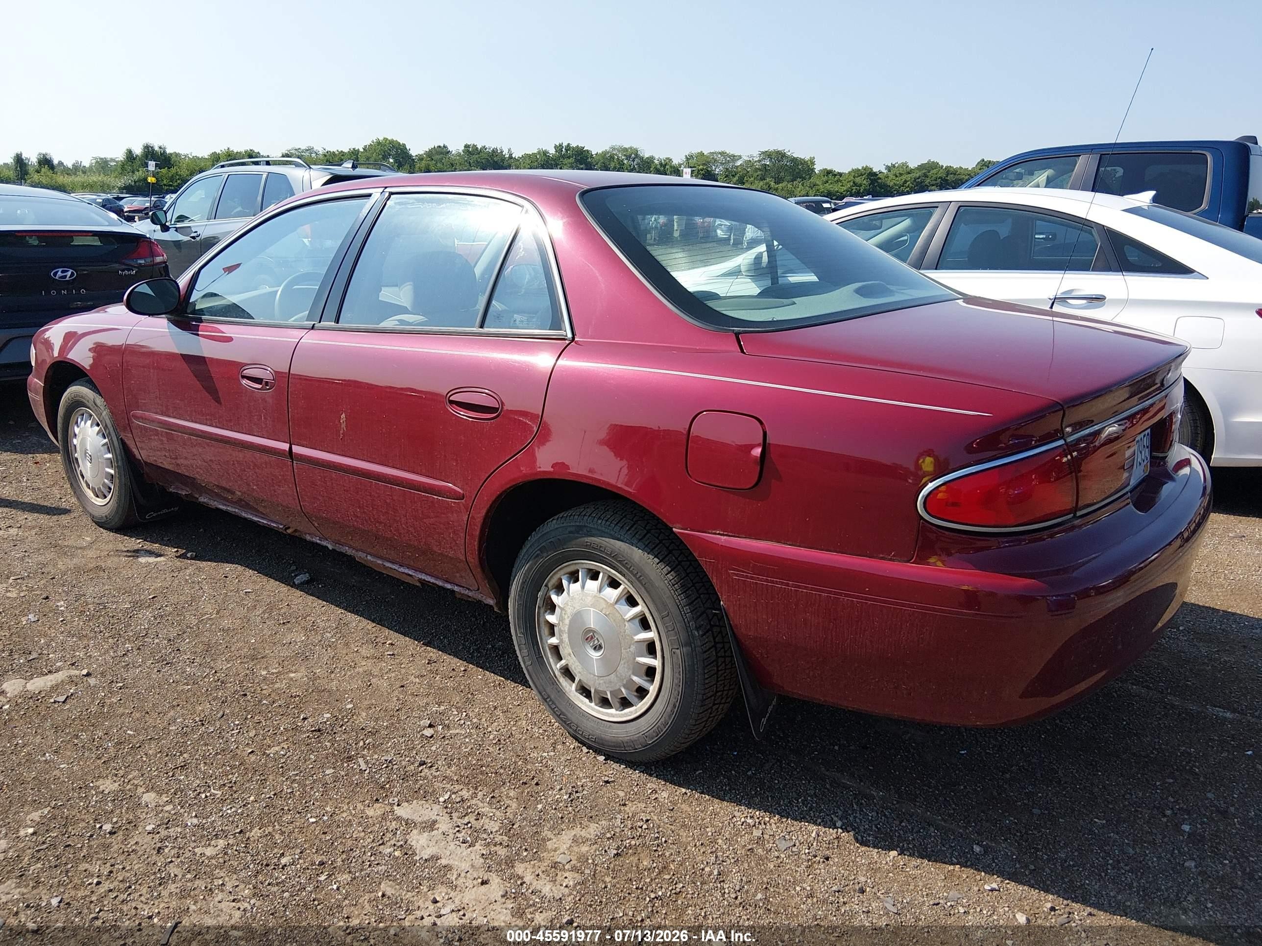 2005 Buick Century   Red vin: 2G4WS52J551112534