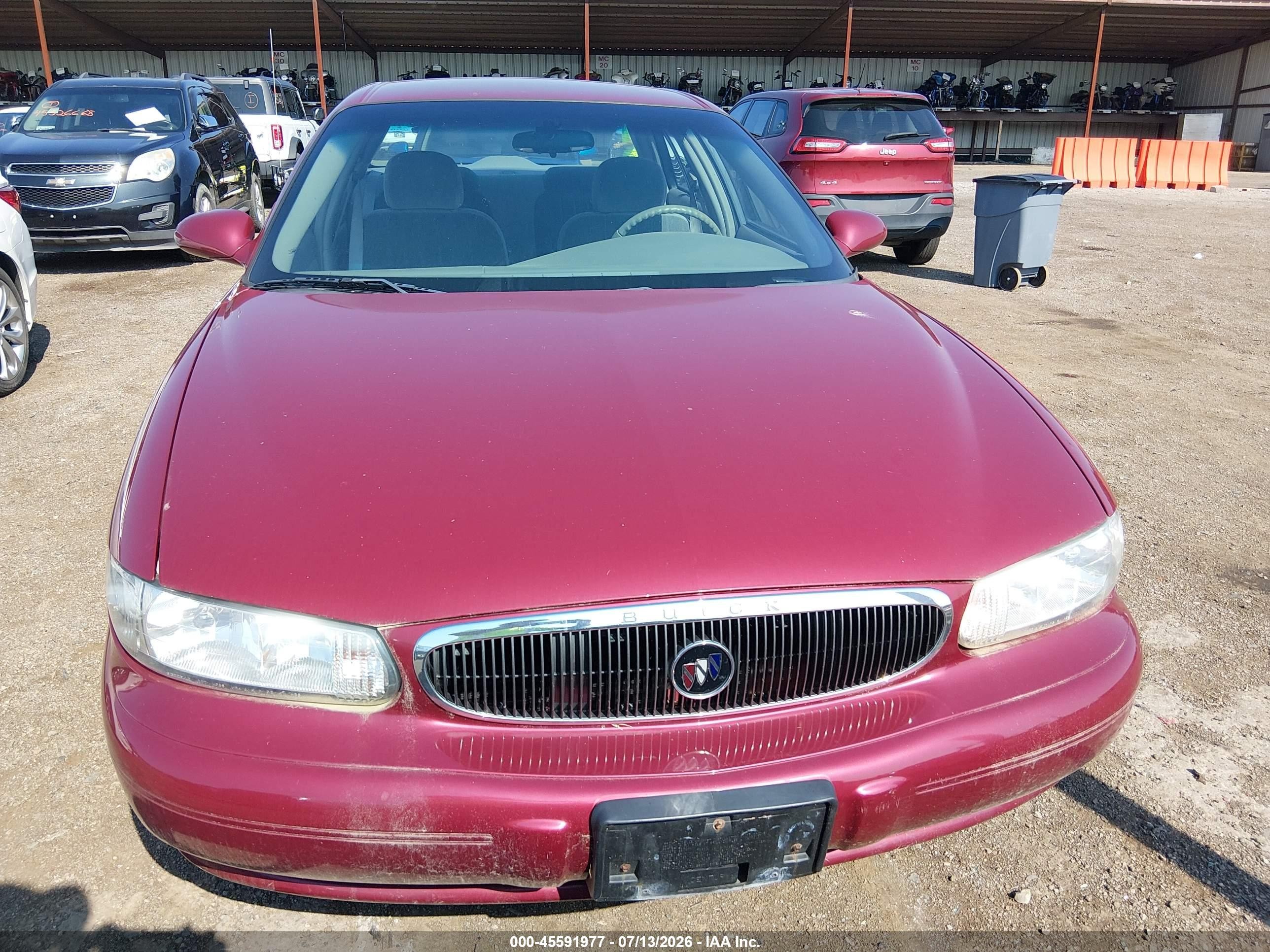 2005 Buick Century   Red vin: 2G4WS52J551112534