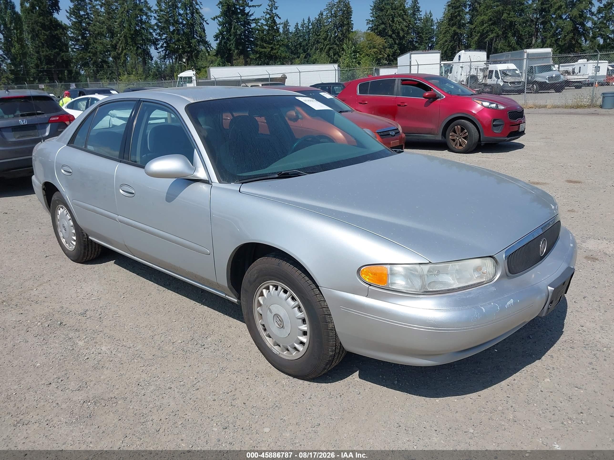 2005 Buick Century   Silver vin: 2G4WS52J551122416