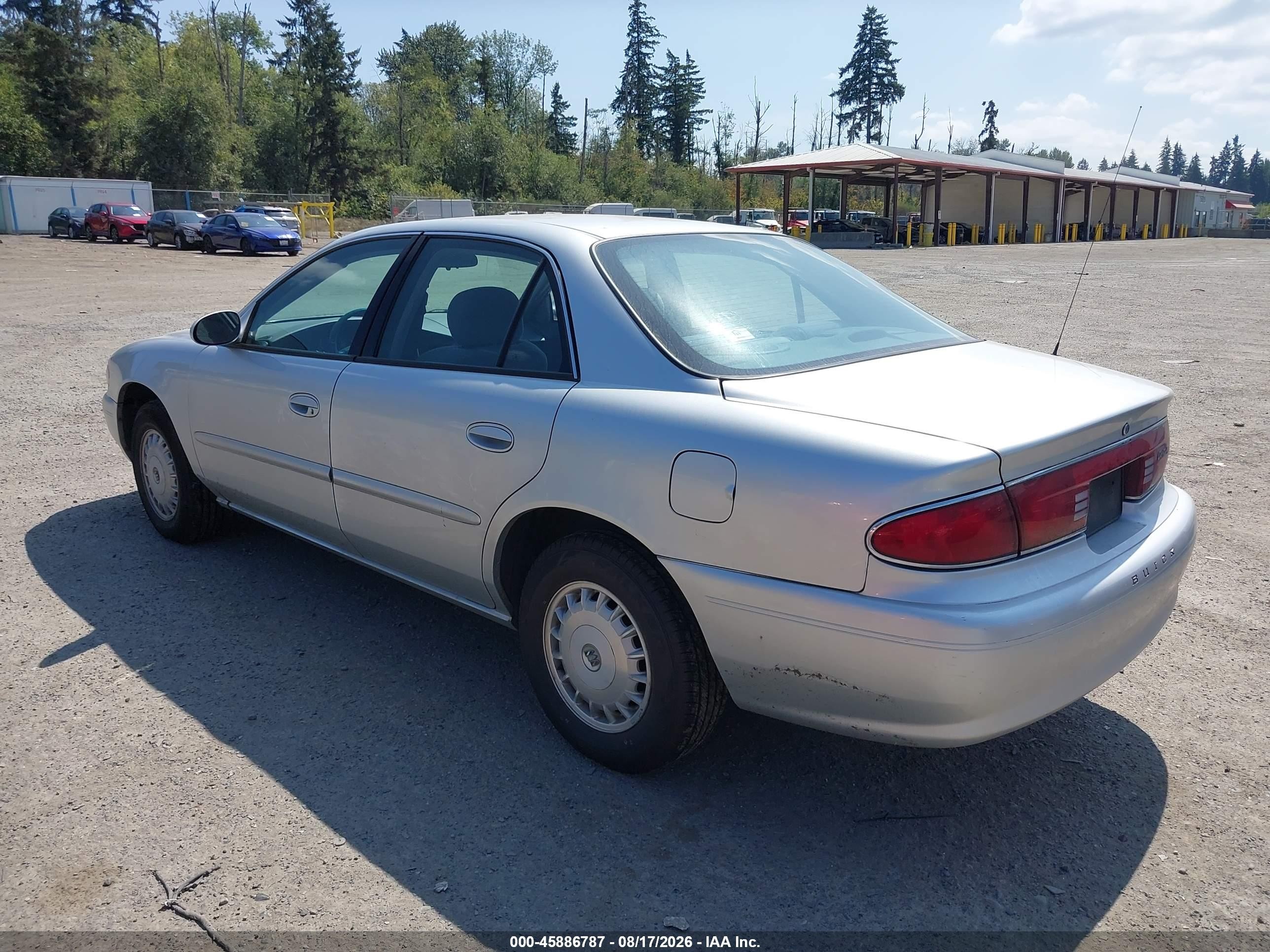 2005 Buick Century   Silver vin: 2G4WS52J551122416