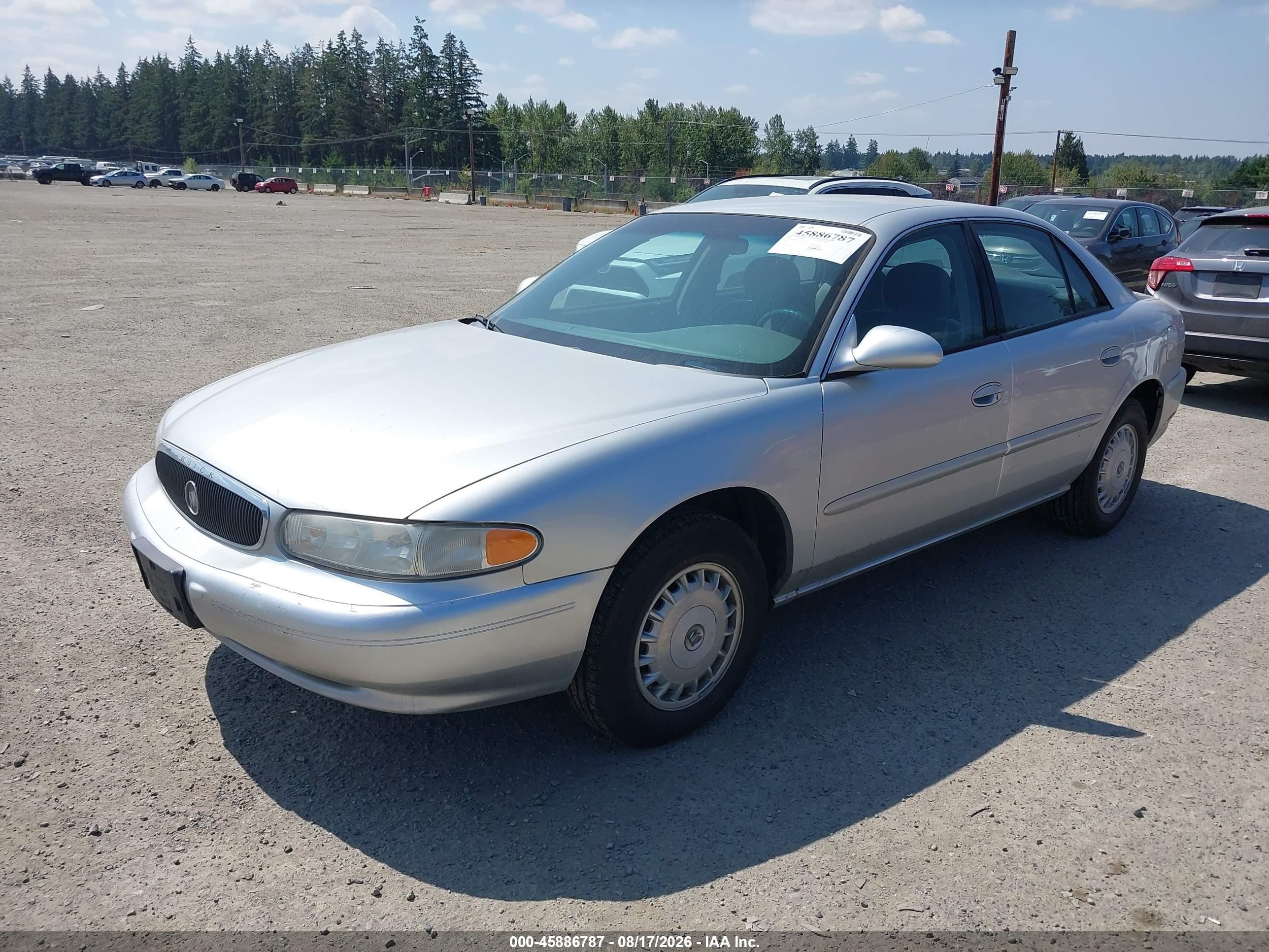2005 Buick Century   Silver vin: 2G4WS52J551122416