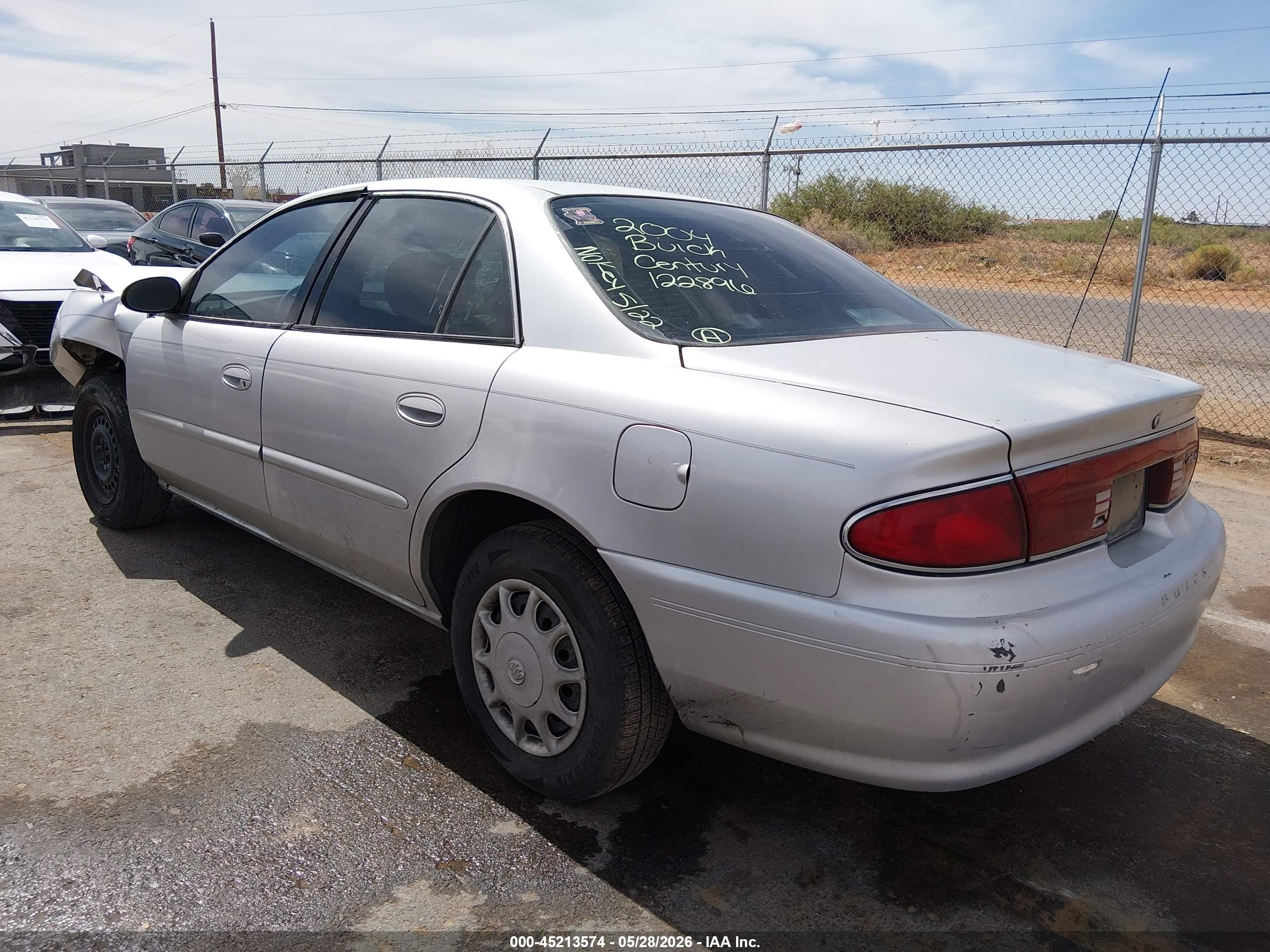 2005 Buick Century   Silver vin: 2G4WS52J551122898