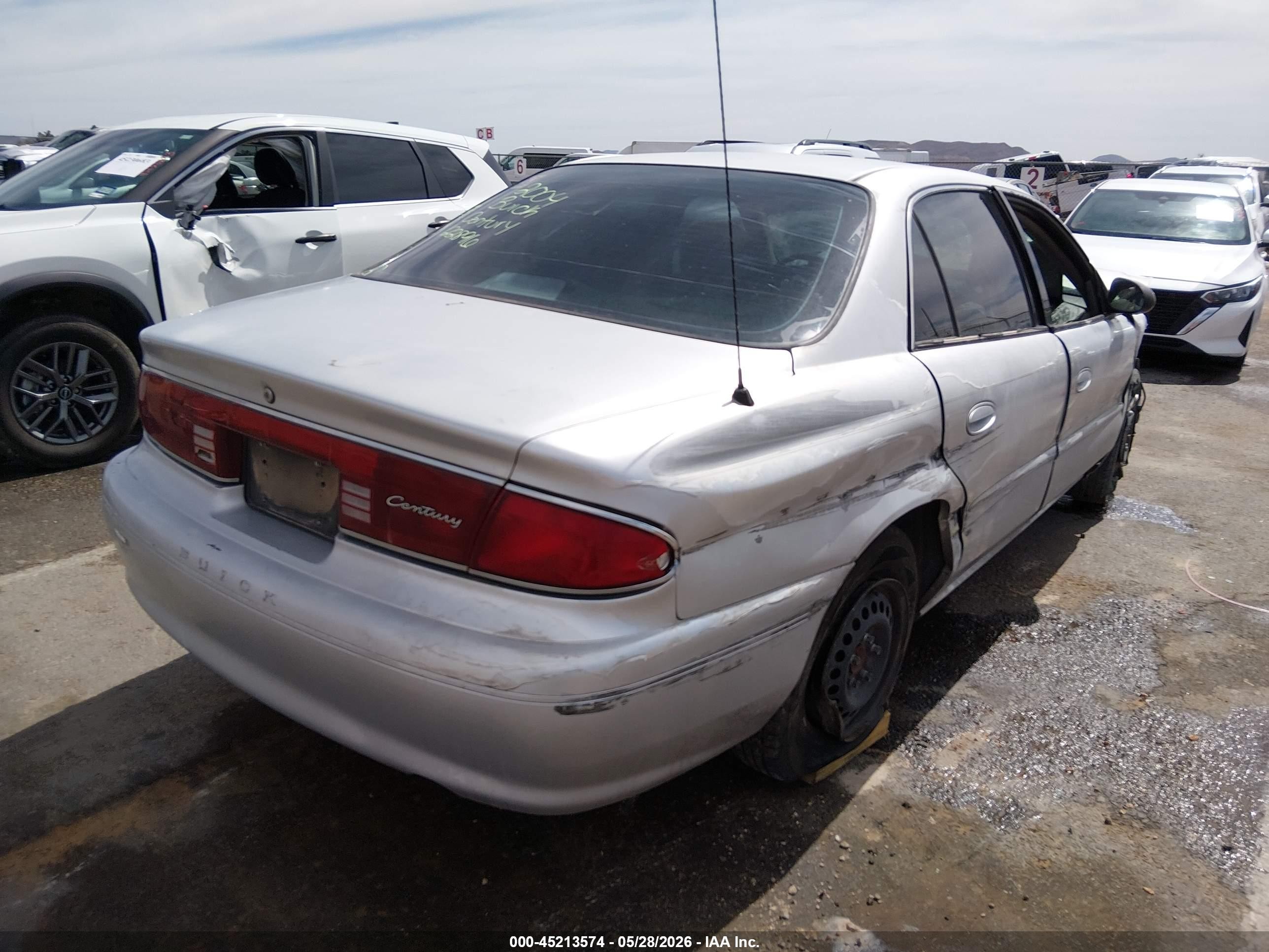 2005 Buick Century   Silver vin: 2G4WS52J551122898