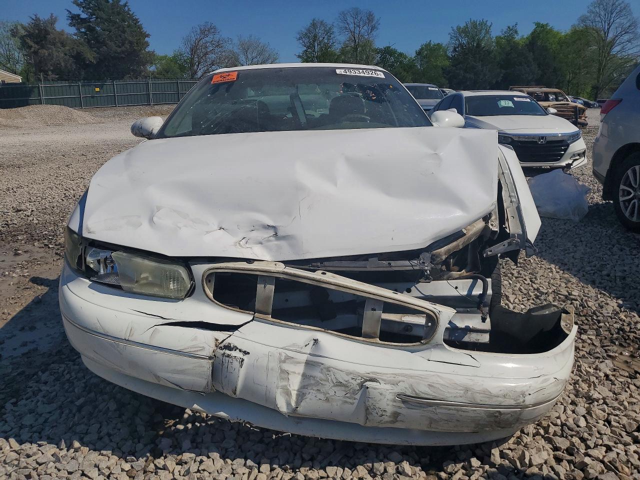 2000 Buick Century Custom White vin: 2G4WS52J5Y1173130