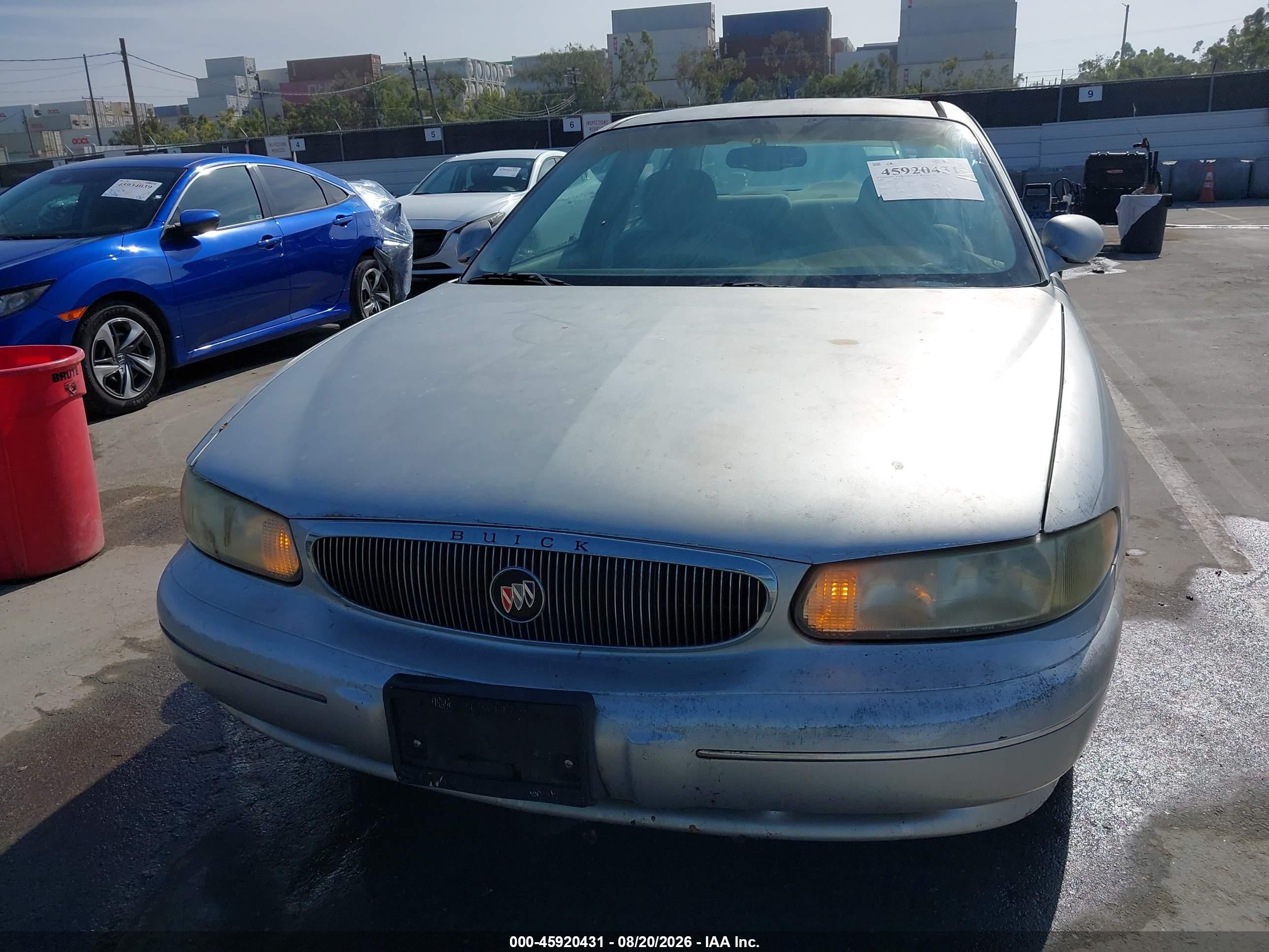 2000 Buick Century Custom Silver vin: 2G4WS52J5Y1355751