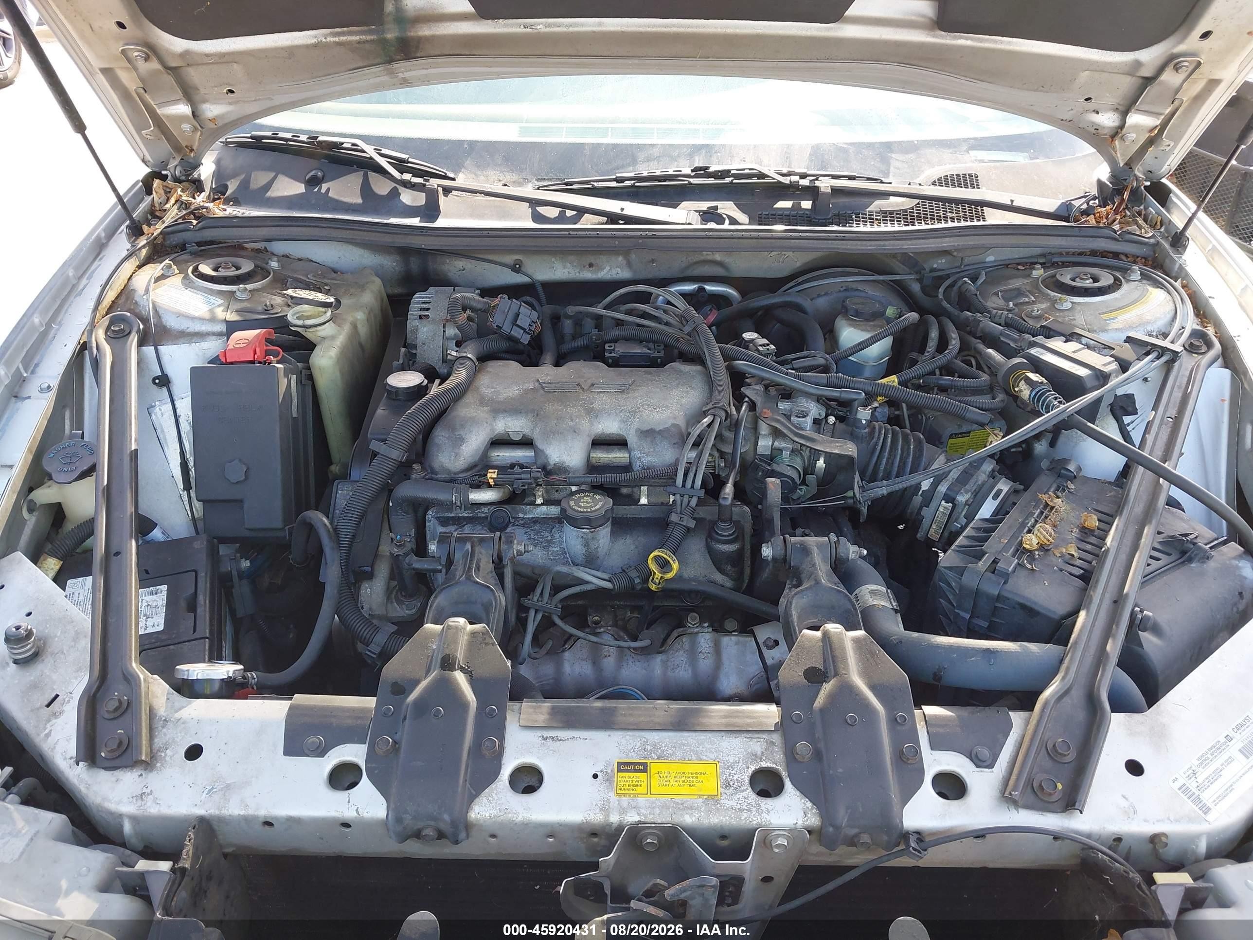 2000 Buick Century Custom Silver vin: 2G4WS52J5Y1355751