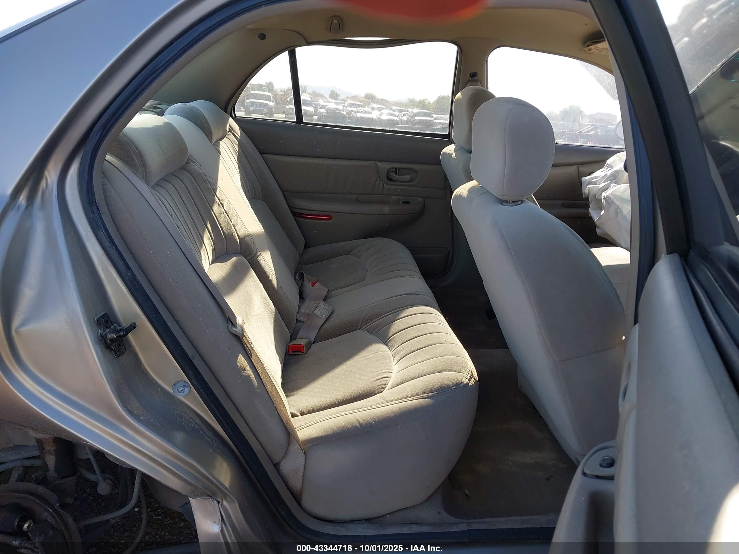 2001 Buick Century Custom Gold vin: 2G4WS52J611224267