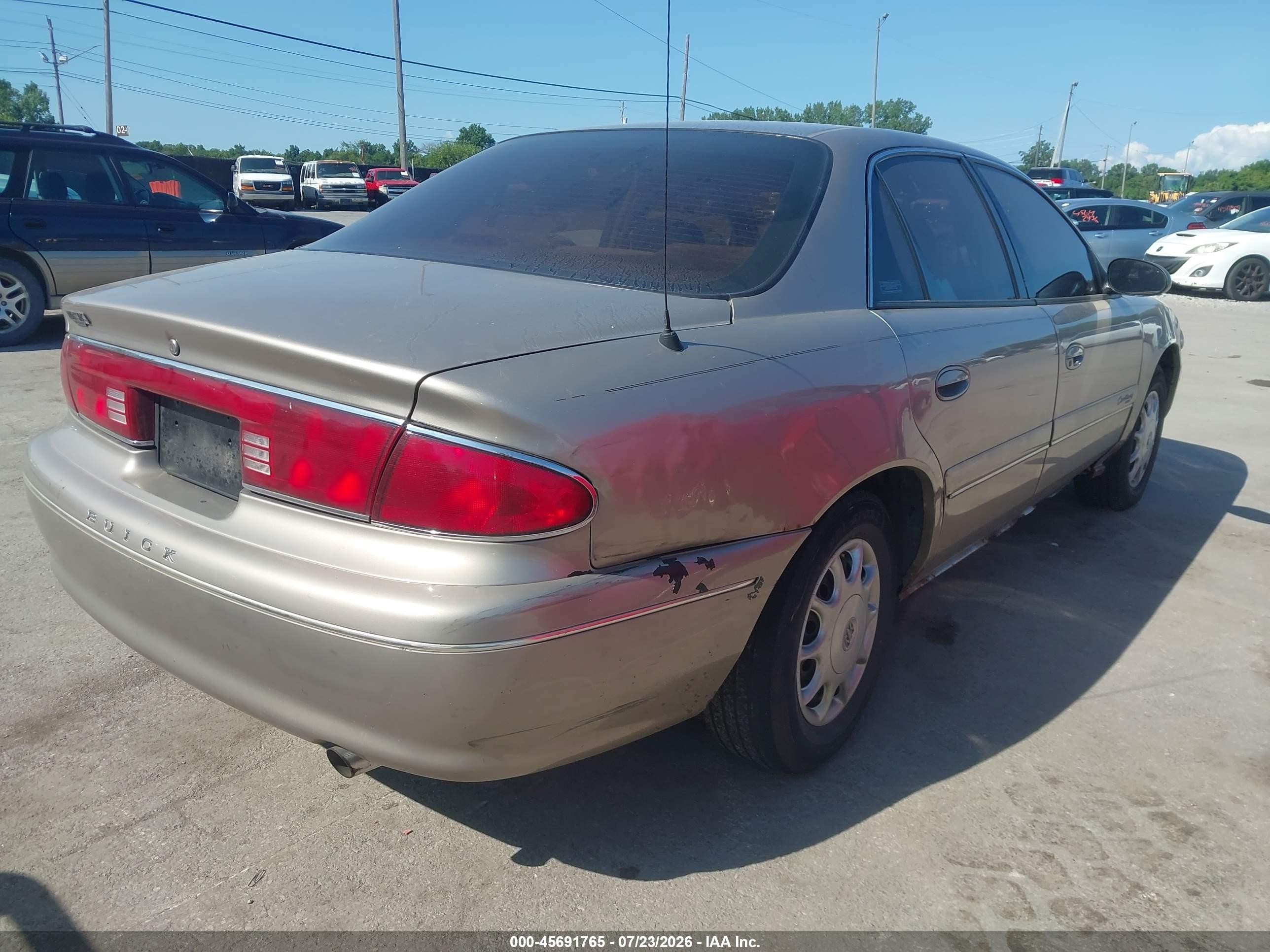 2001 Buick Century Custom Tan vin: 2G4WS52J611253056