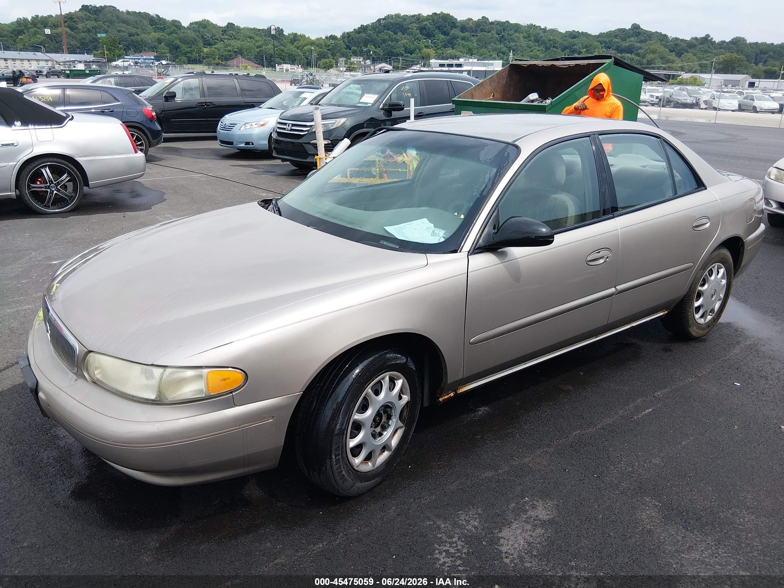 2003 Buick Century Custom Gold vin: 2G4WS52J631138864
