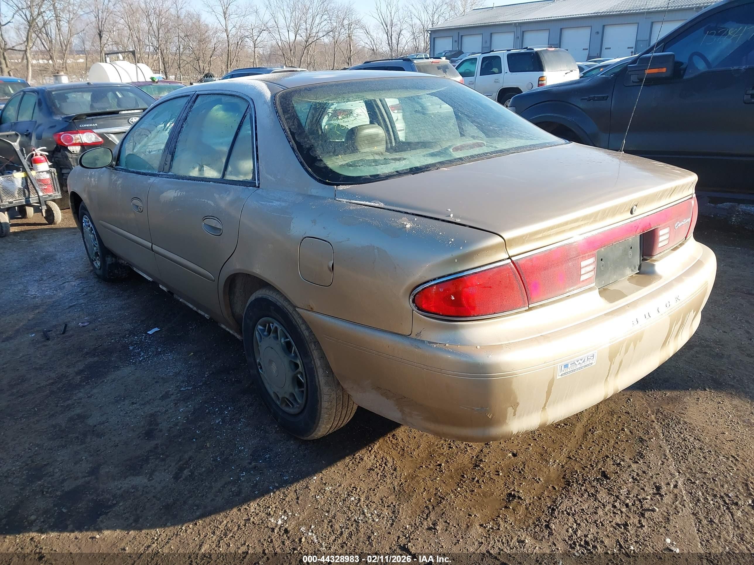 2005 Buick Century   Gold vin: 2G4WS52J651104815