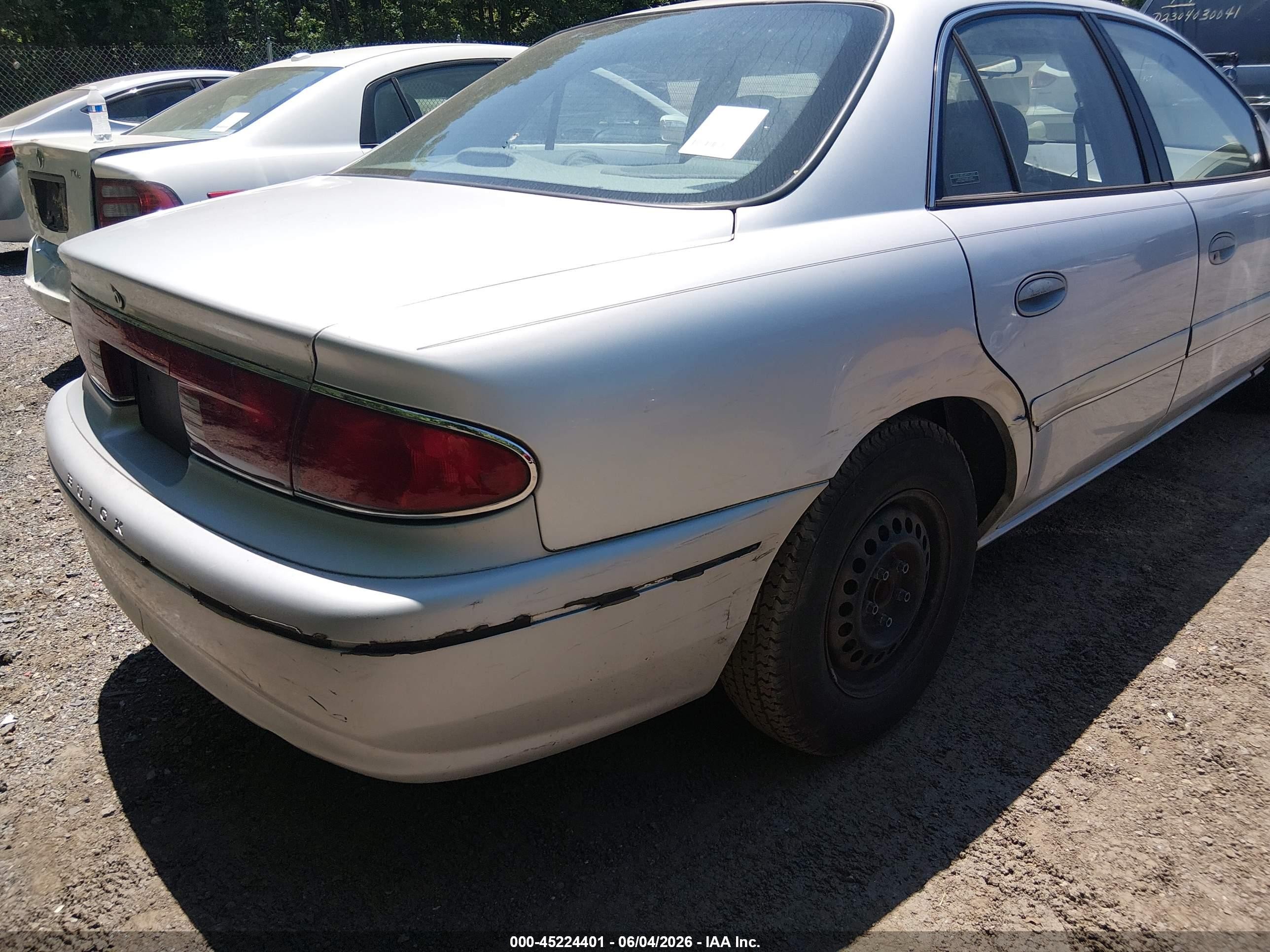 2000 Buick Century Custom Gray vin: 2G4WS52J6Y1187084