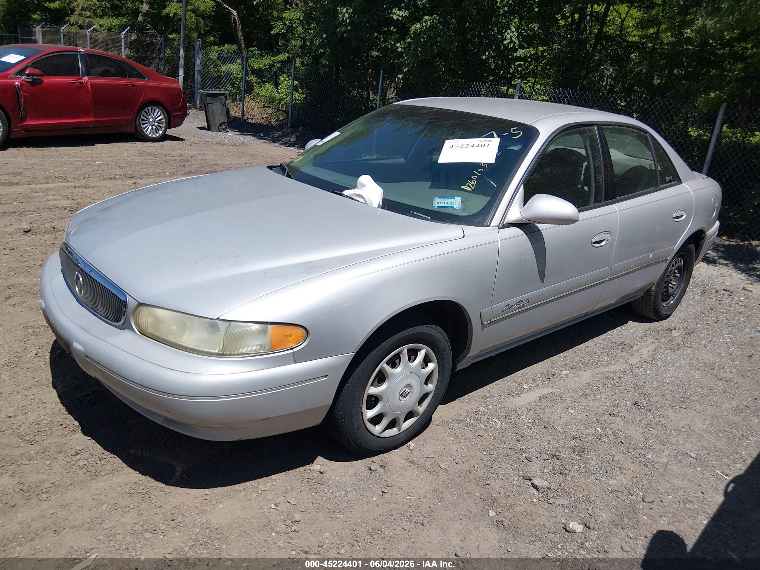 2000 Buick Century Custom Gray vin: 2G4WS52J6Y1187084