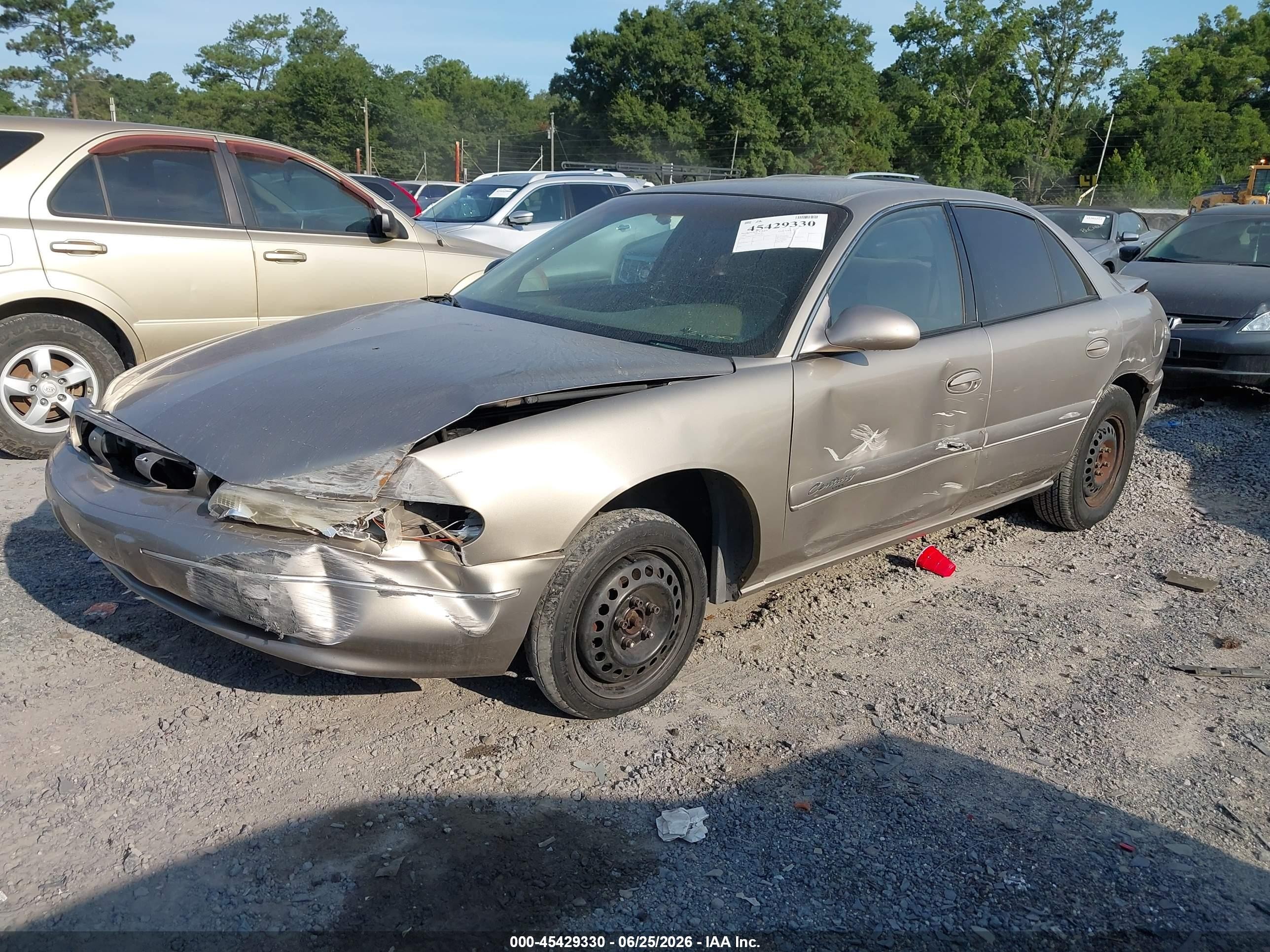 2002 Buick Century Custom Gold vin: 2G4WS52J721152769
