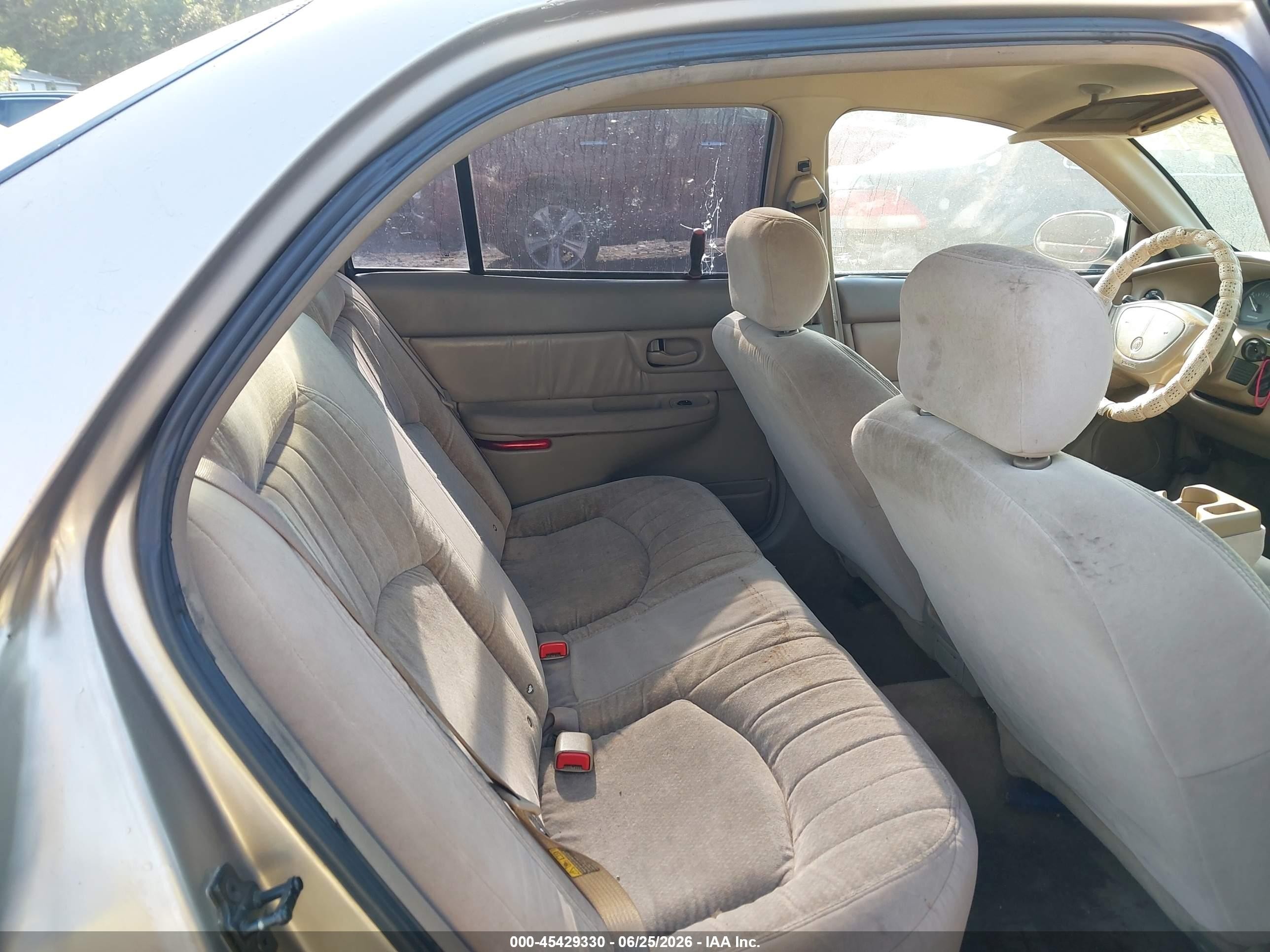 2002 Buick Century Custom Gold vin: 2G4WS52J721152769