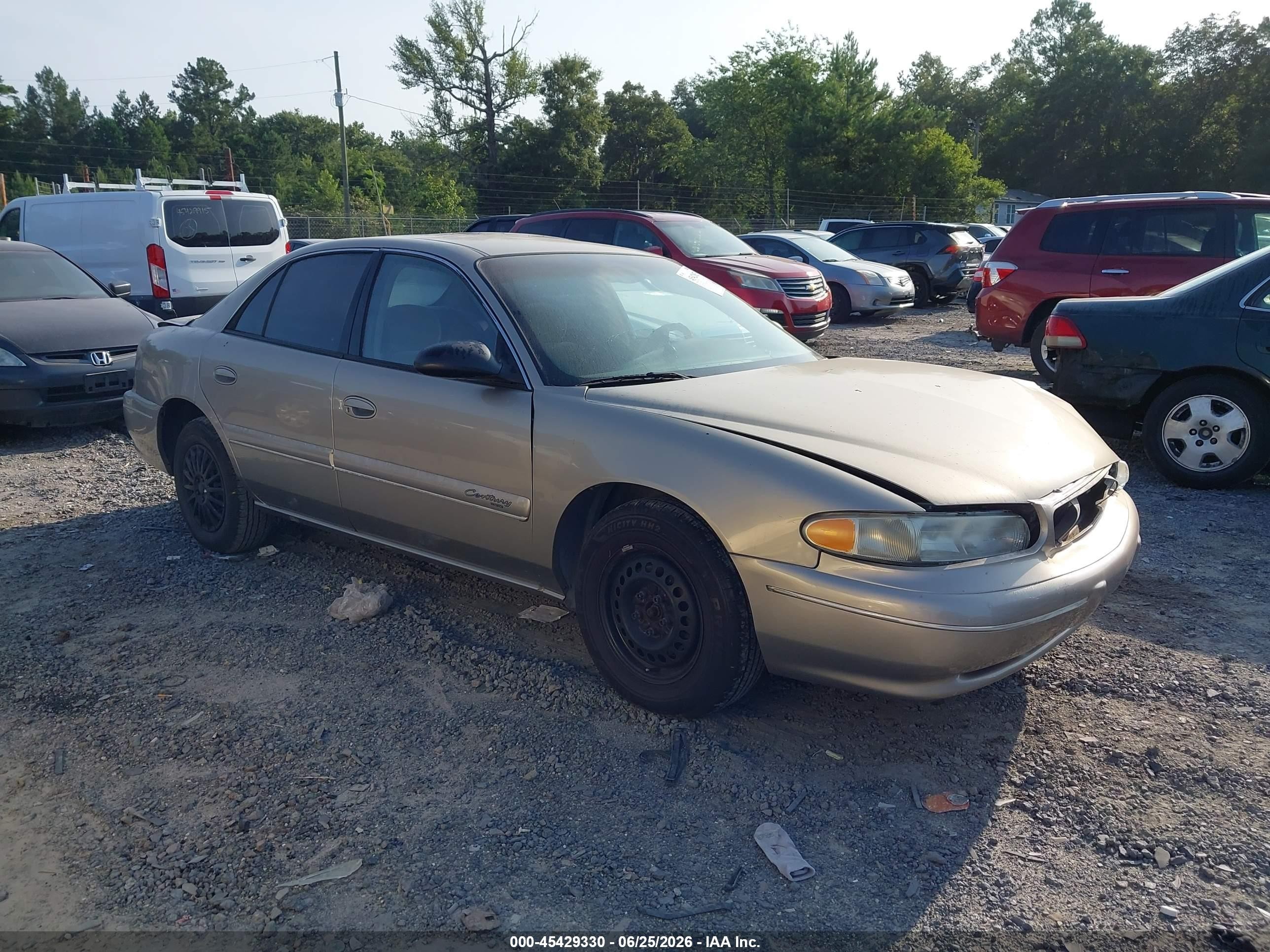 2002 Buick Century Custom Gold vin: 2G4WS52J721152769