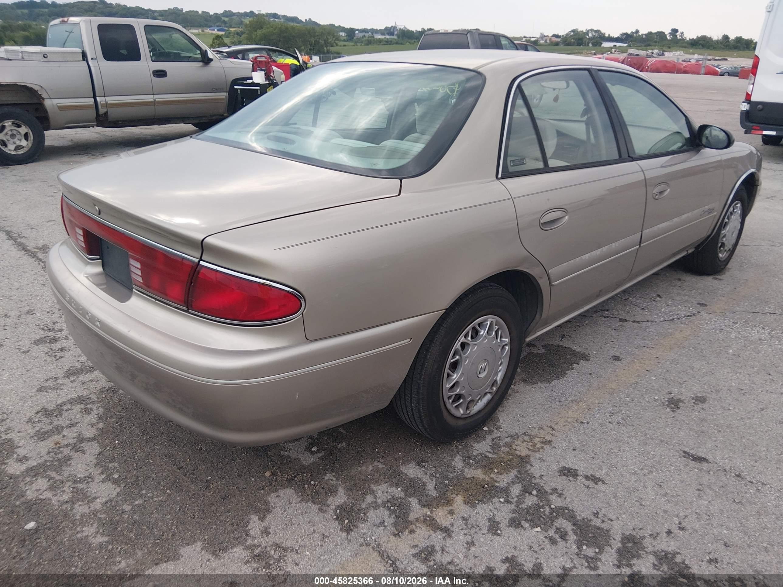 2002 Buick Century Custom Gold vin: 2G4WS52J721201050