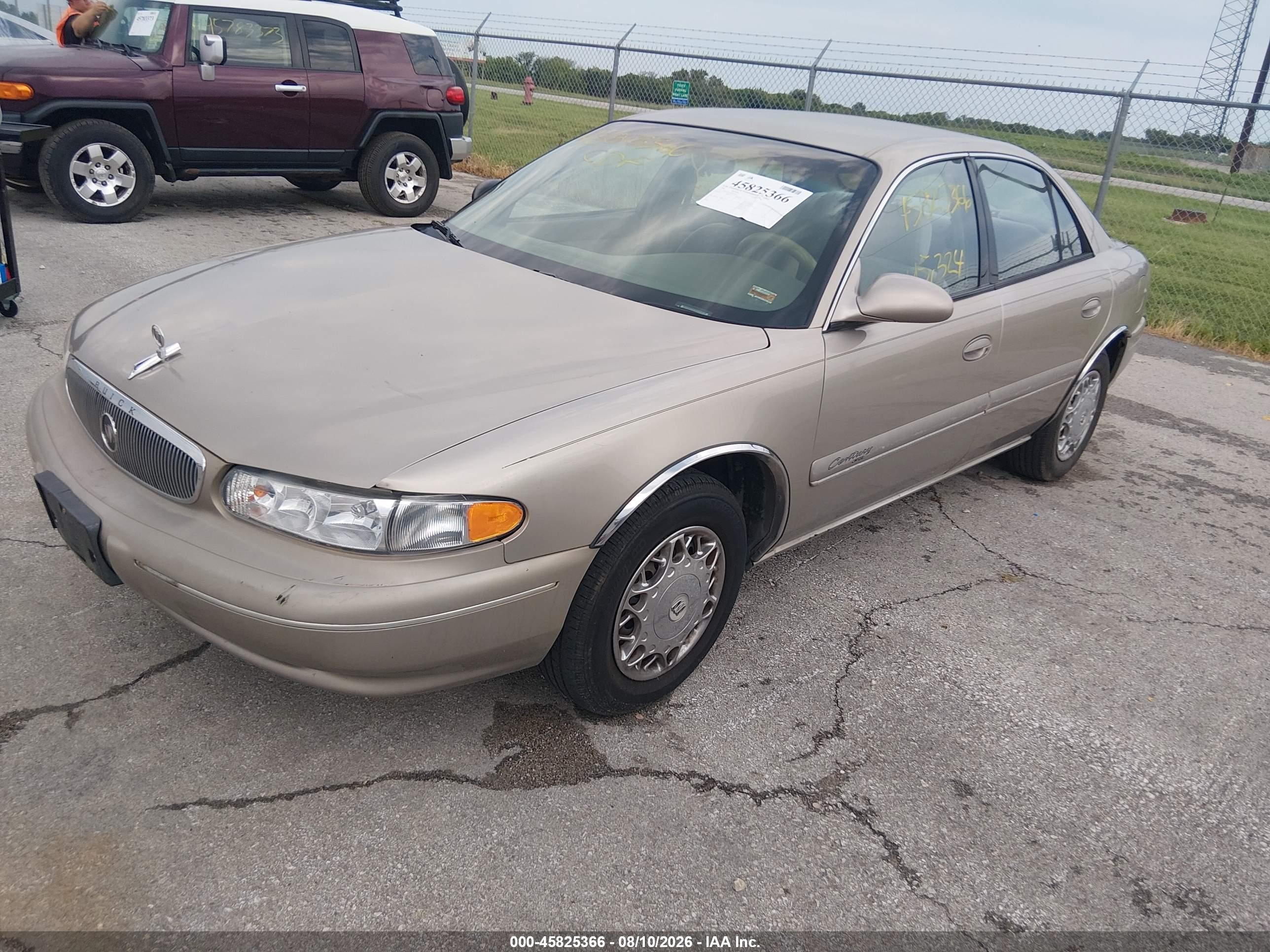 2002 Buick Century Custom Gold vin: 2G4WS52J721201050