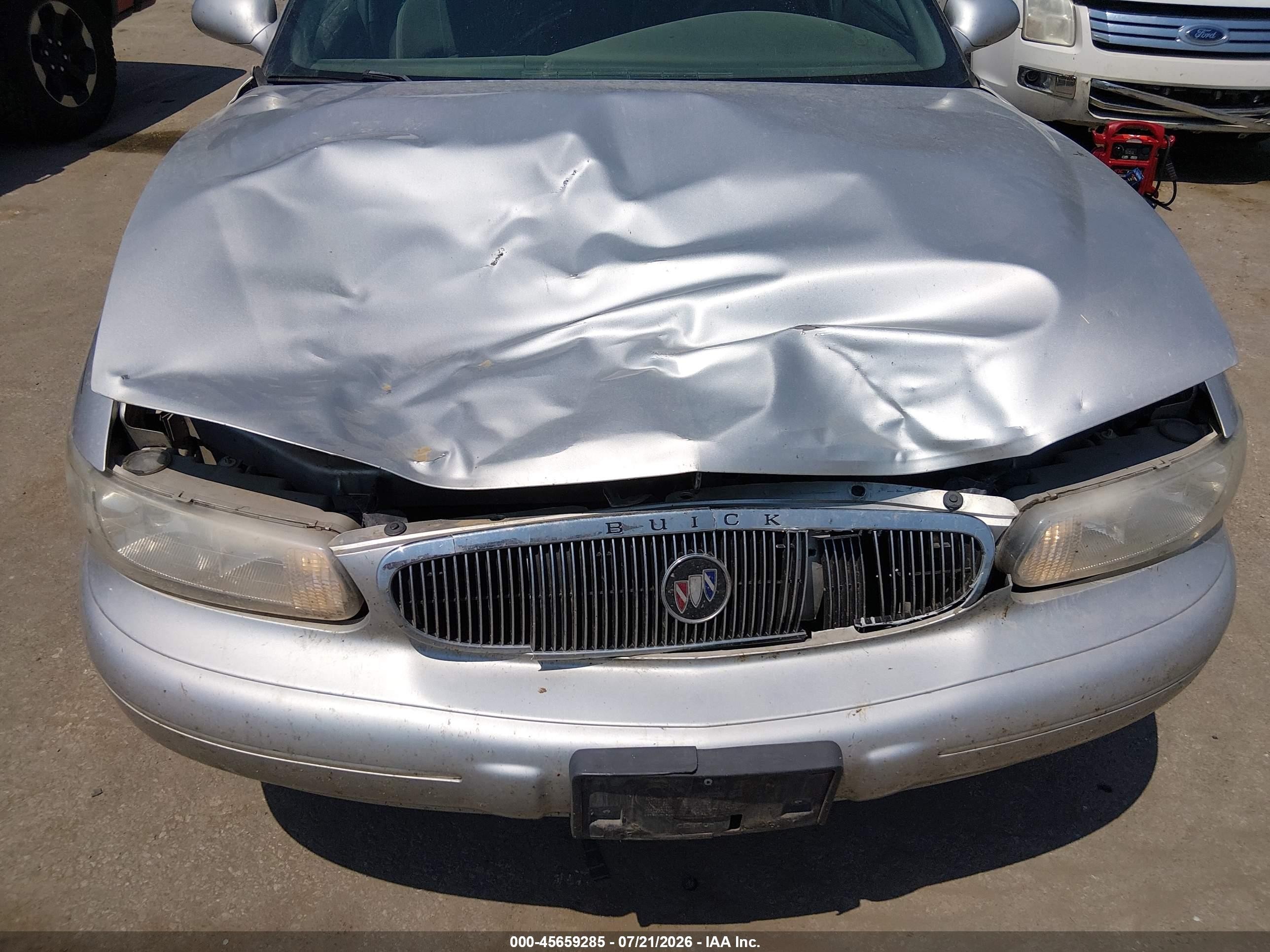 2002 Buick Century Custom Серебряный vin: 2G4WS52J721205065