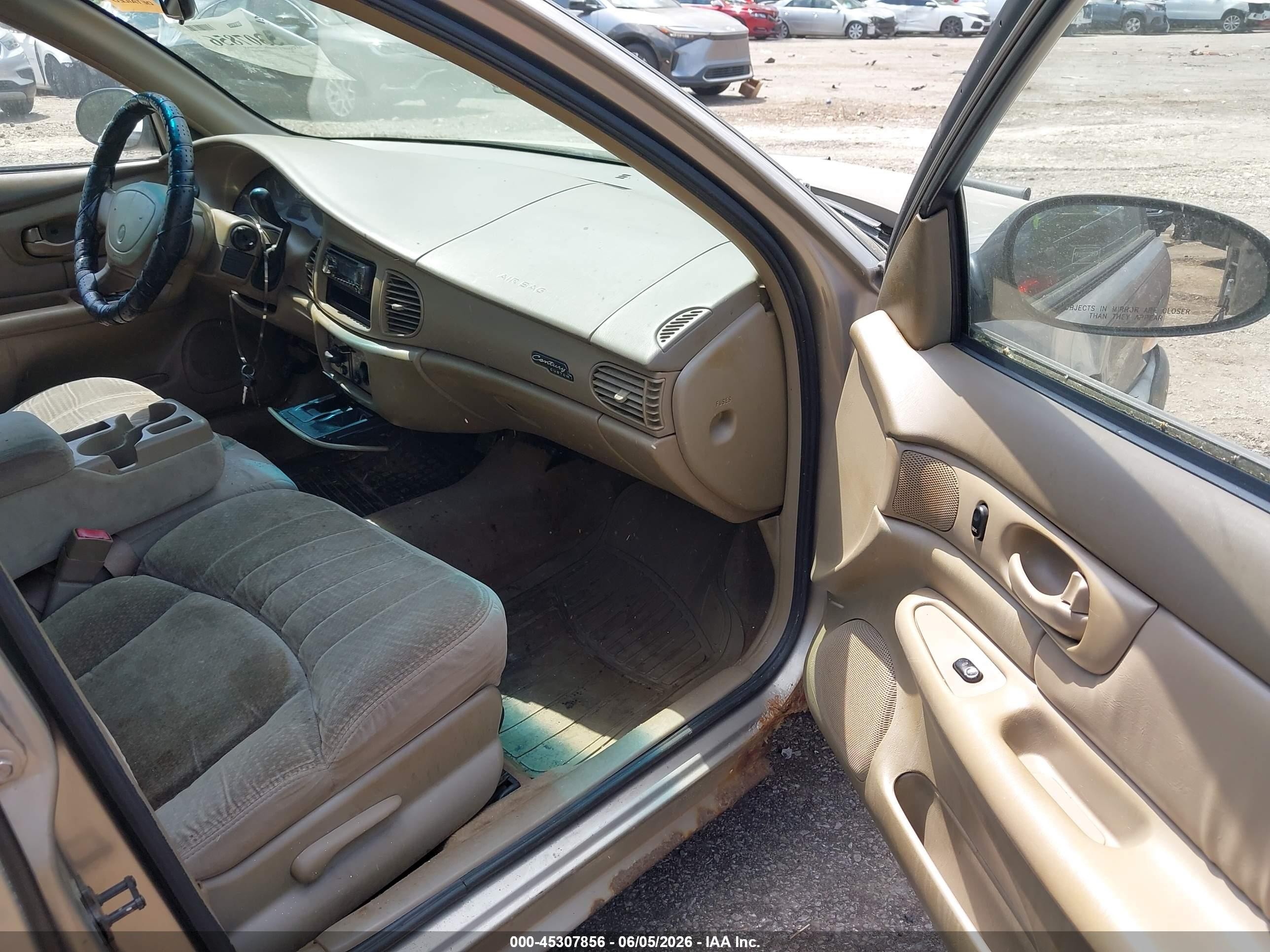 2002 Buick Century Custom Gold vin: 2G4WS52J721207916