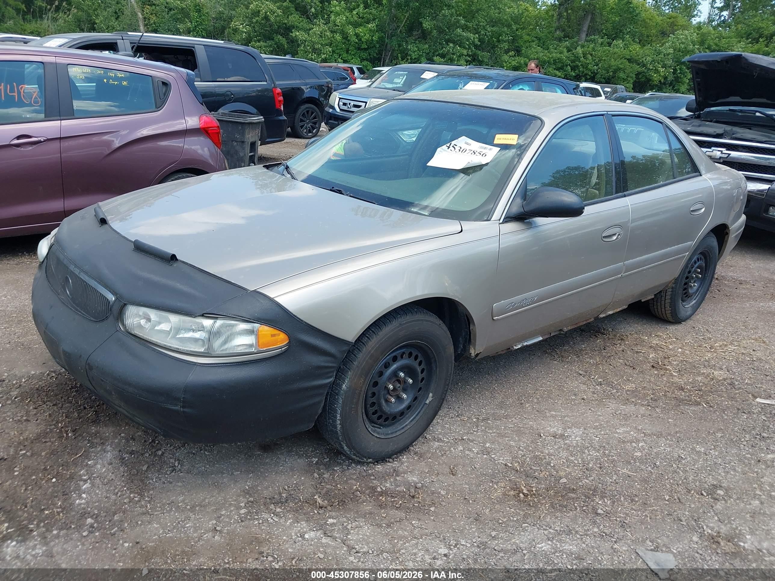 2002 Buick Century Custom Gold vin: 2G4WS52J721207916