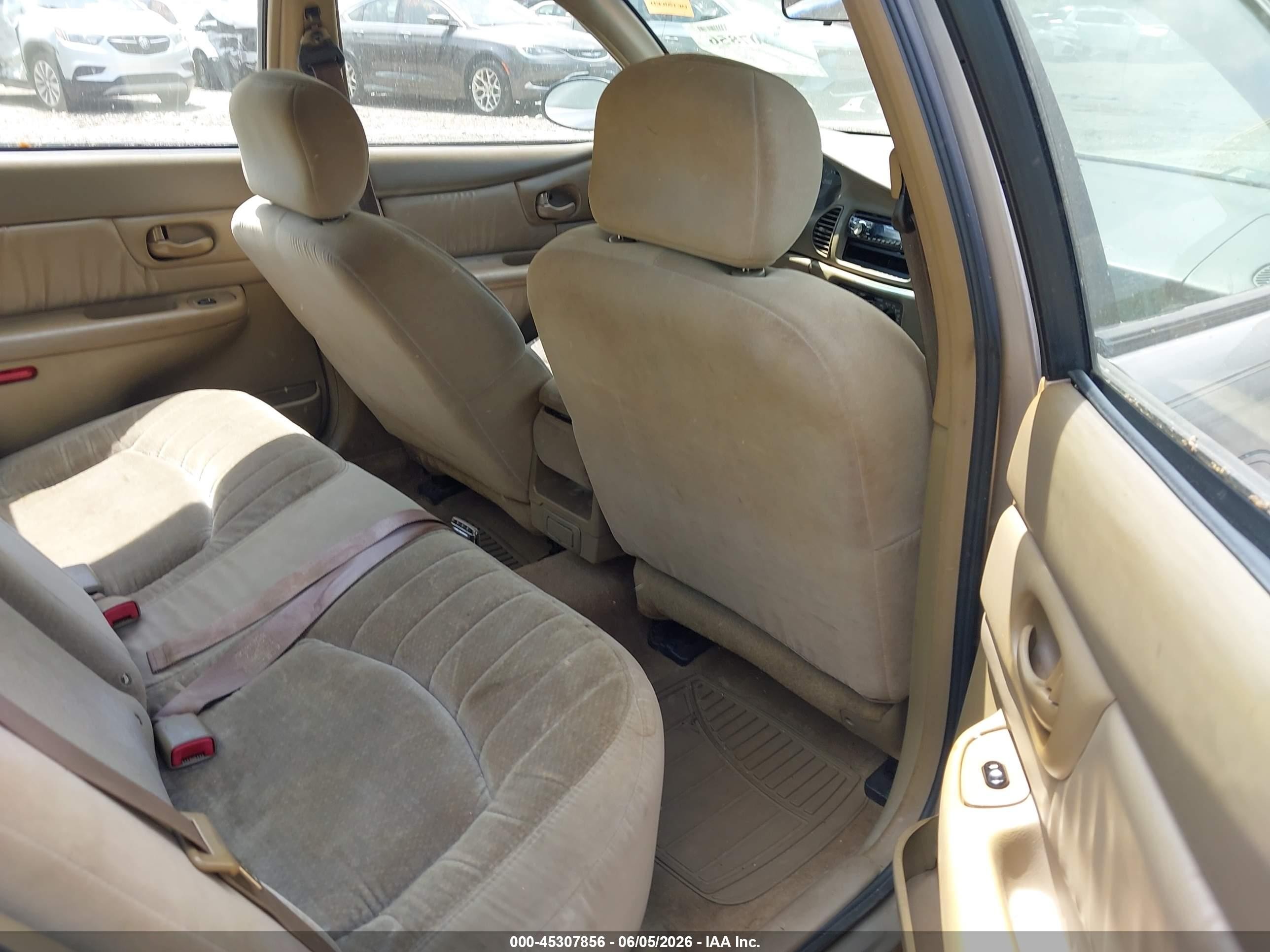 2002 Buick Century Custom Gold vin: 2G4WS52J721207916