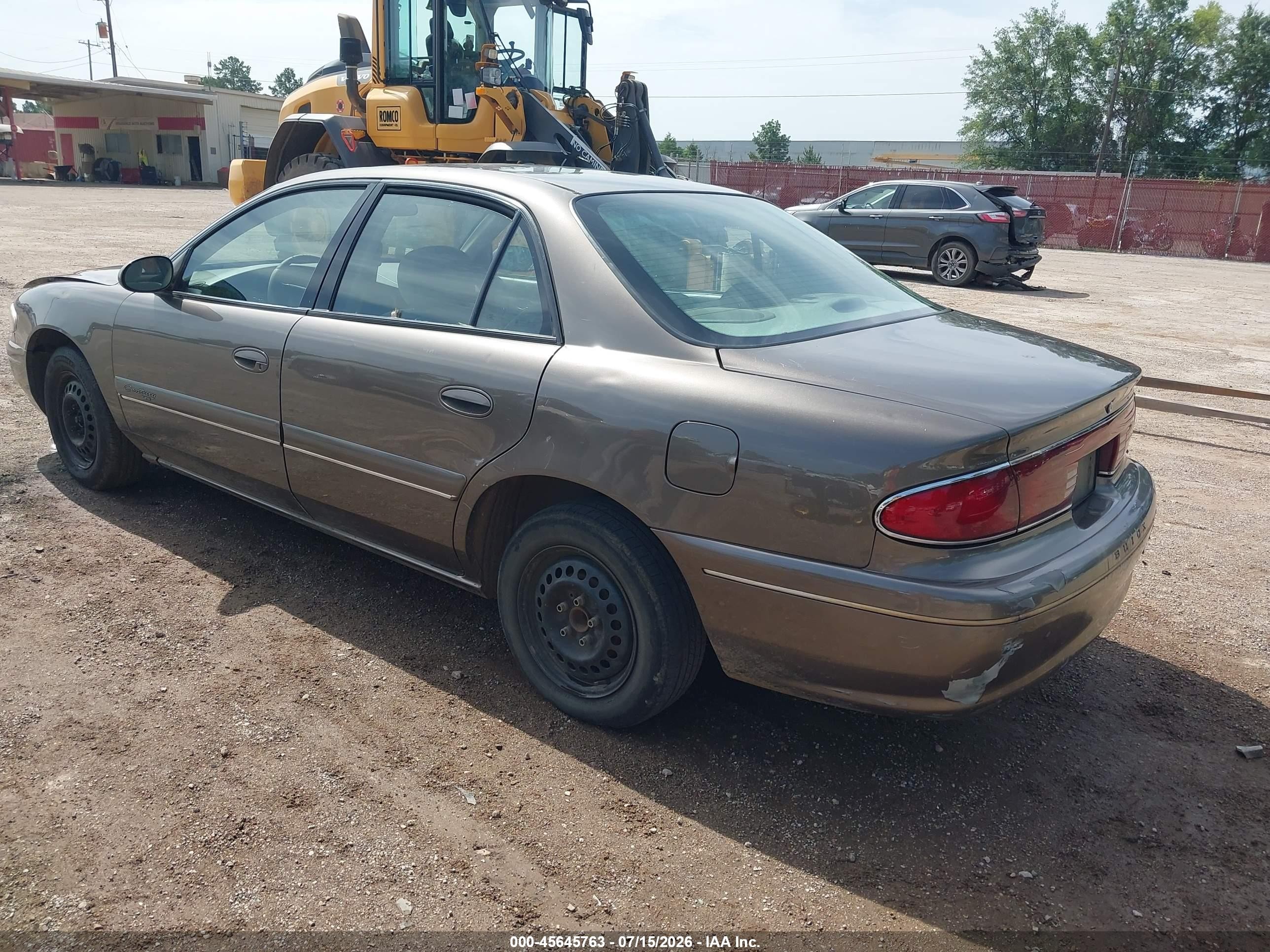 2002 Buick Century Custom Tan vin: 2G4WS52J721291588
