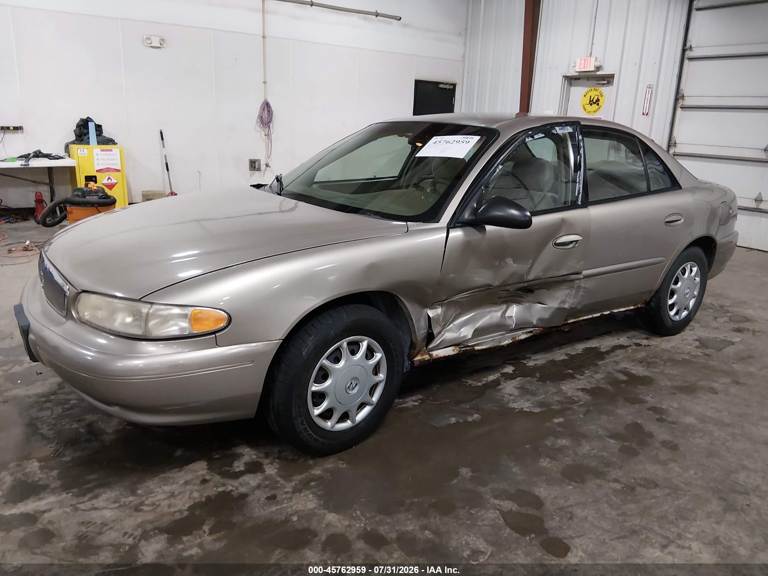2003 Buick Century Custom Желто-коричневый vin: 2G4WS52J731138274