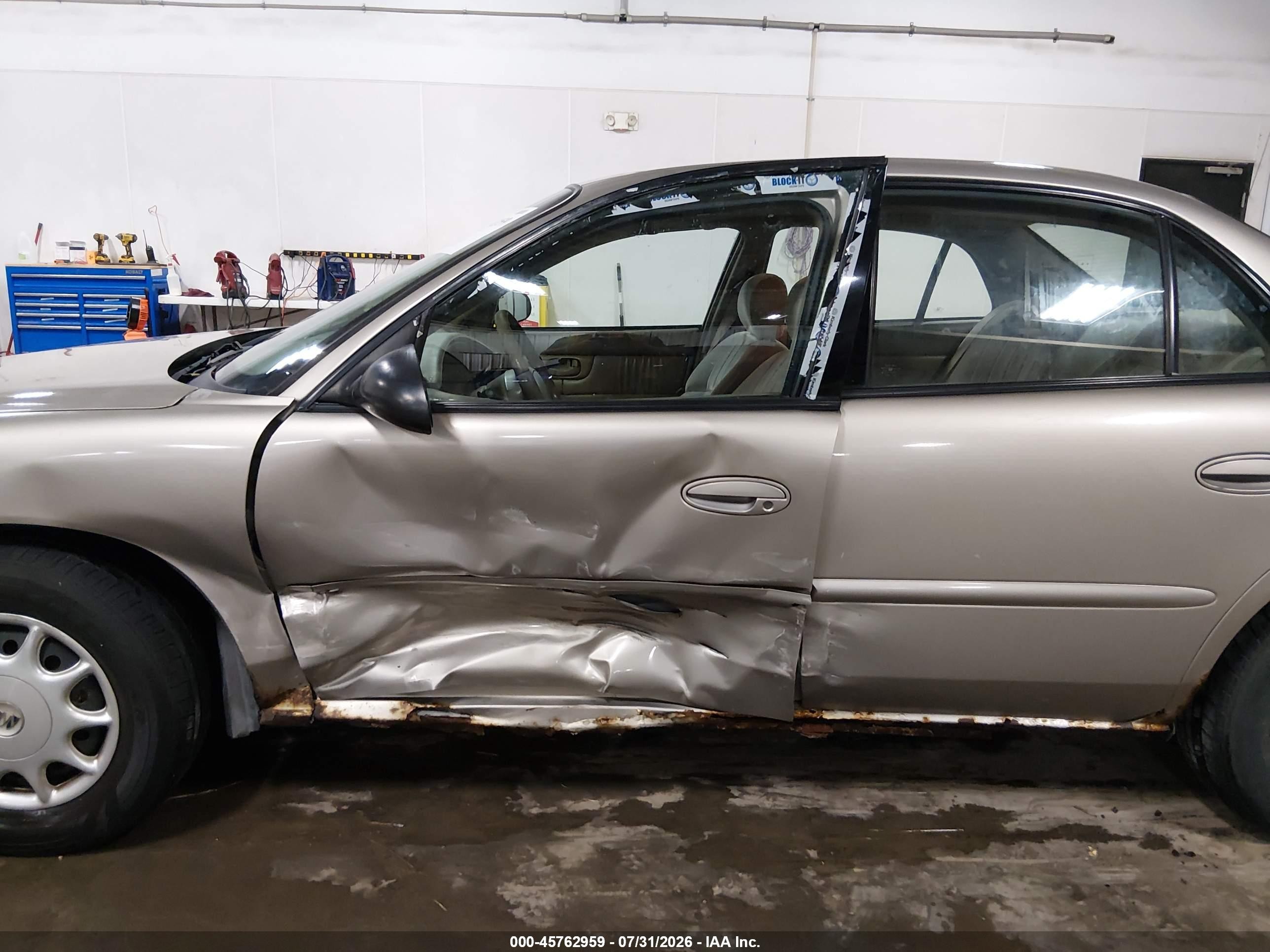 2003 Buick Century Custom Желто-коричневый vin: 2G4WS52J731138274