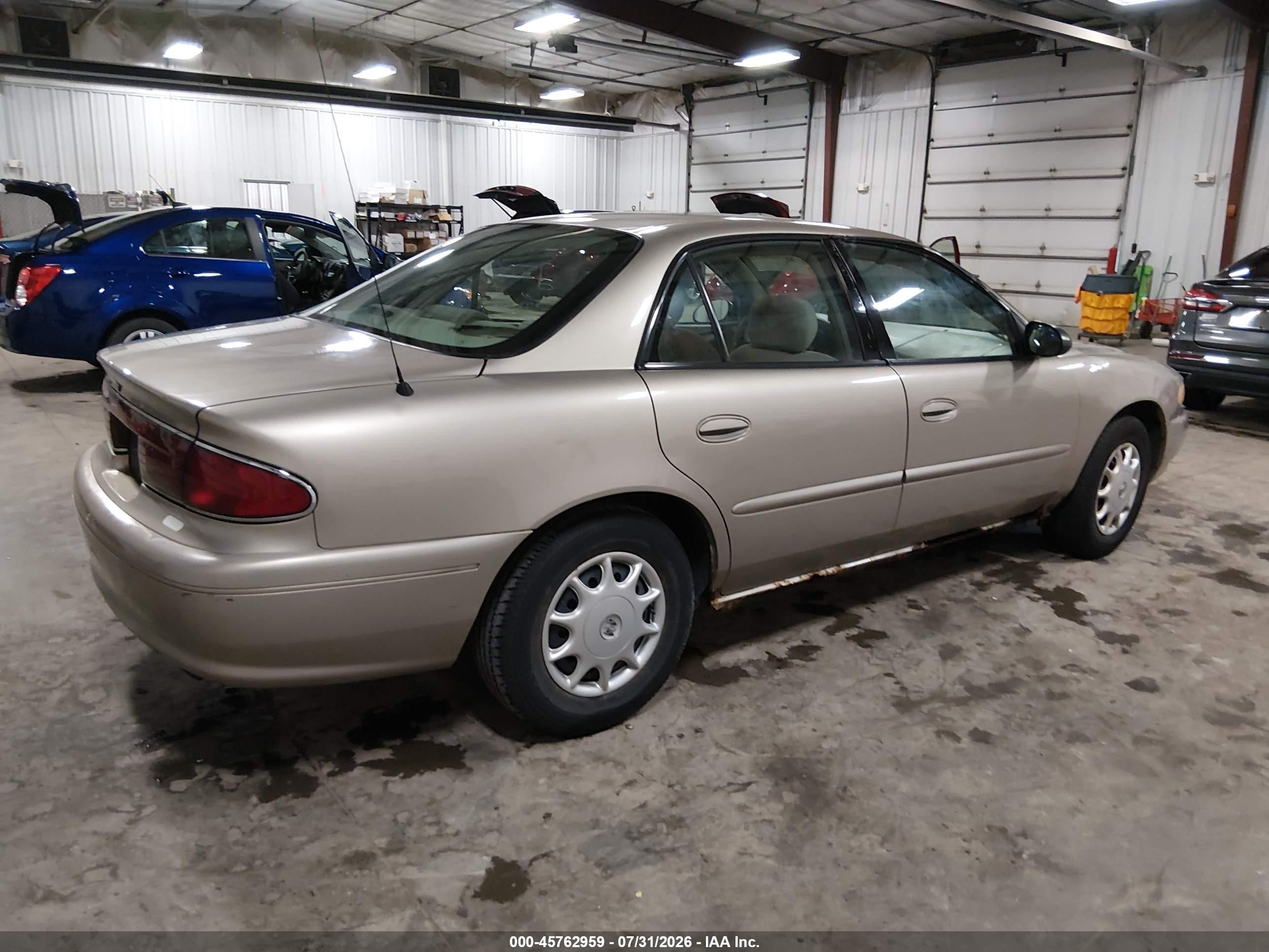 2003 Buick Century Custom Желто-коричневый vin: 2G4WS52J731138274