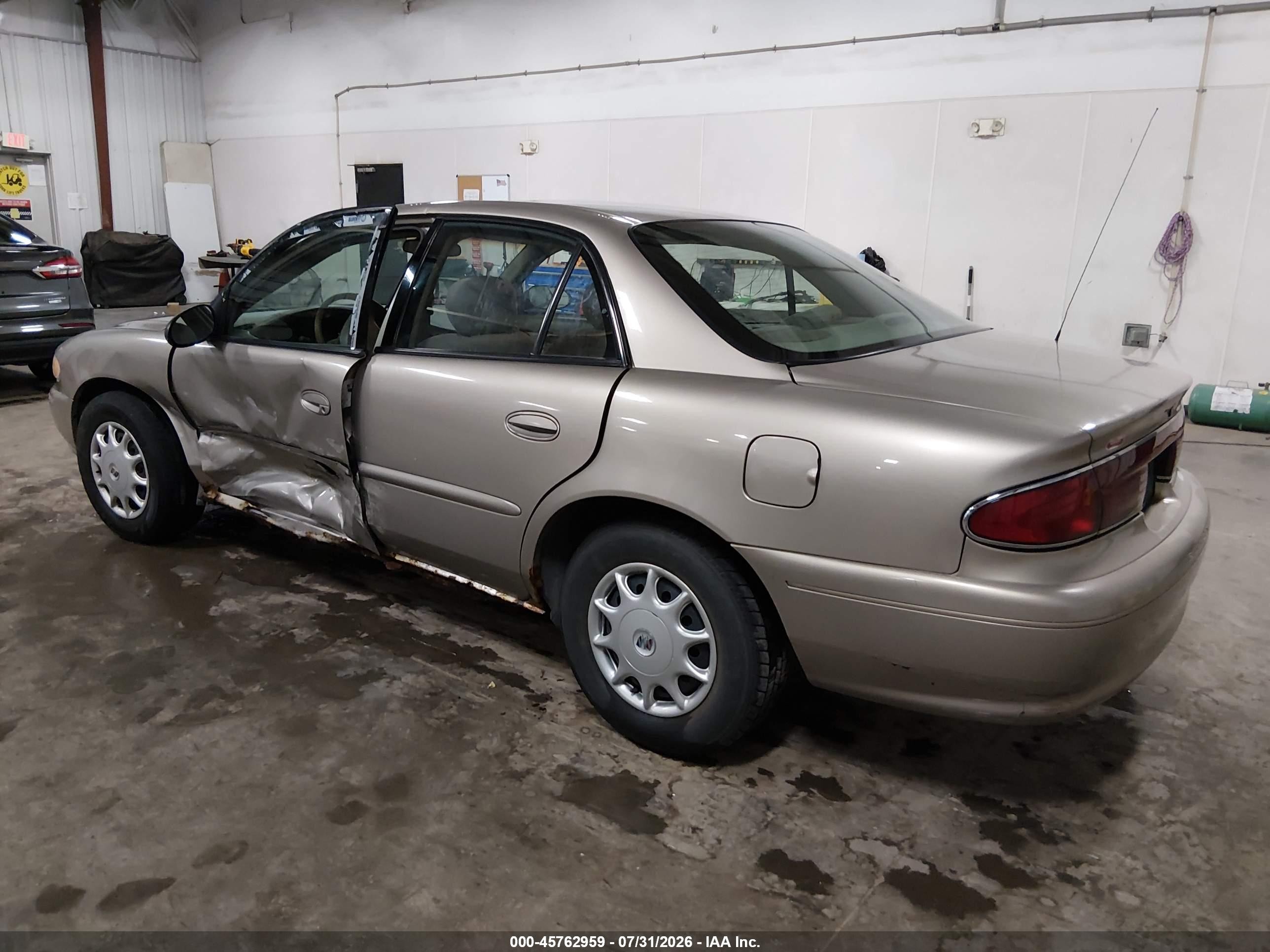 2003 Buick Century Custom Желто-коричневый vin: 2G4WS52J731138274