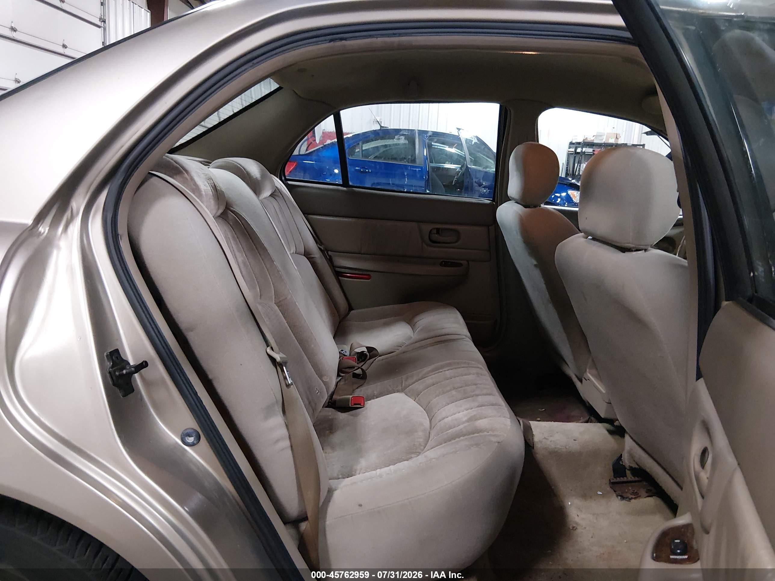 2003 Buick Century Custom Желто-коричневый vin: 2G4WS52J731138274