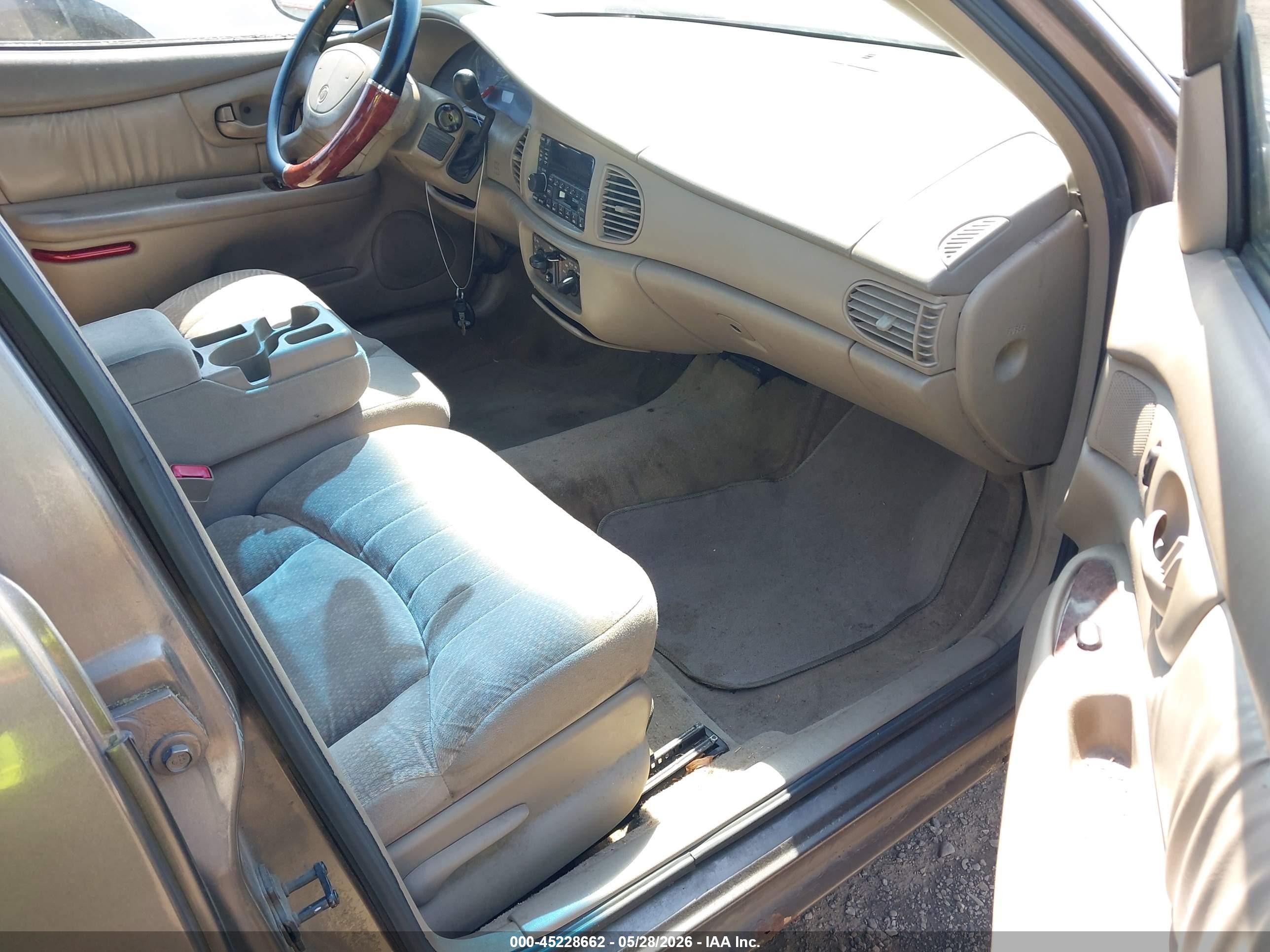 2003 Buick Century Custom Beige vin: 2G4WS52J731189984