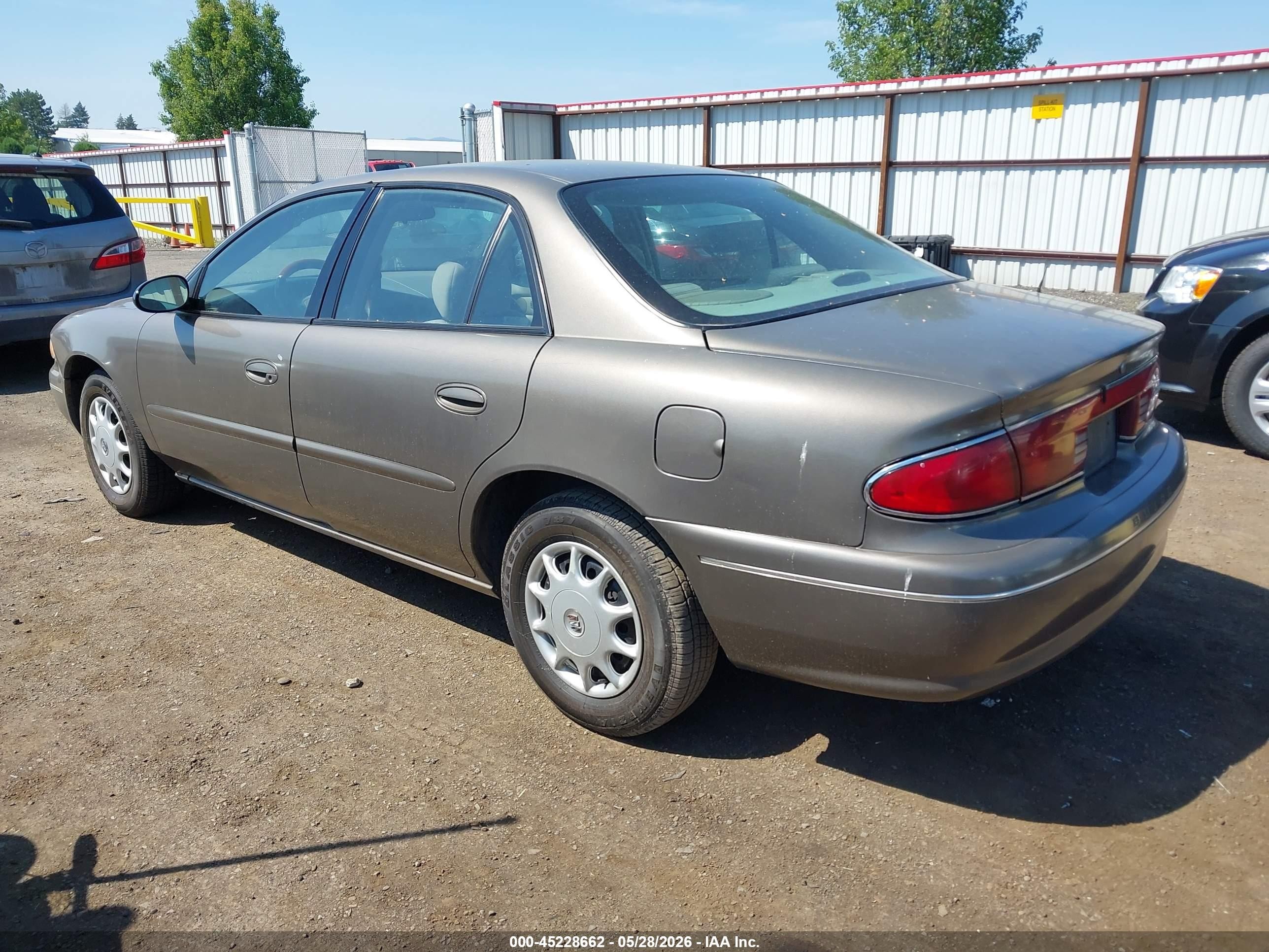 2003 Buick Century Custom Beige vin: 2G4WS52J731189984