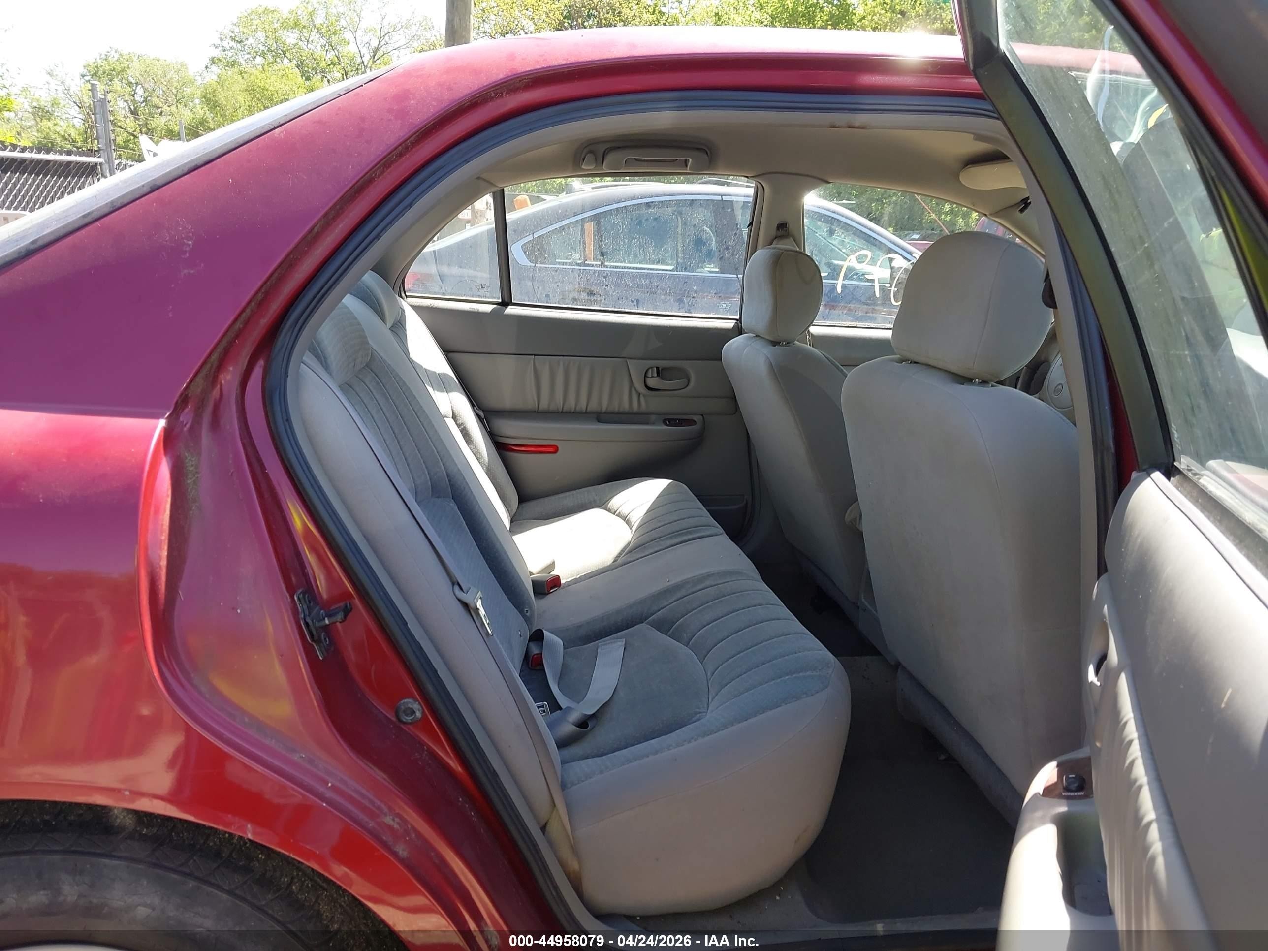 2003 Buick Century Custom Red vin: 2G4WS52J731249357