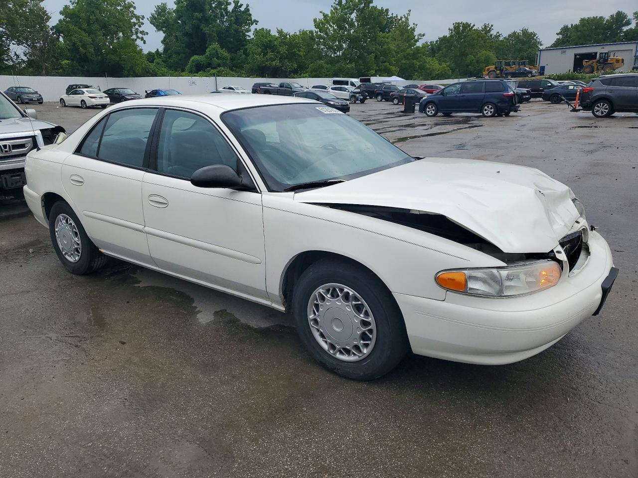 2004 Buick Century Custom White vin: 2G4WS52J741259632