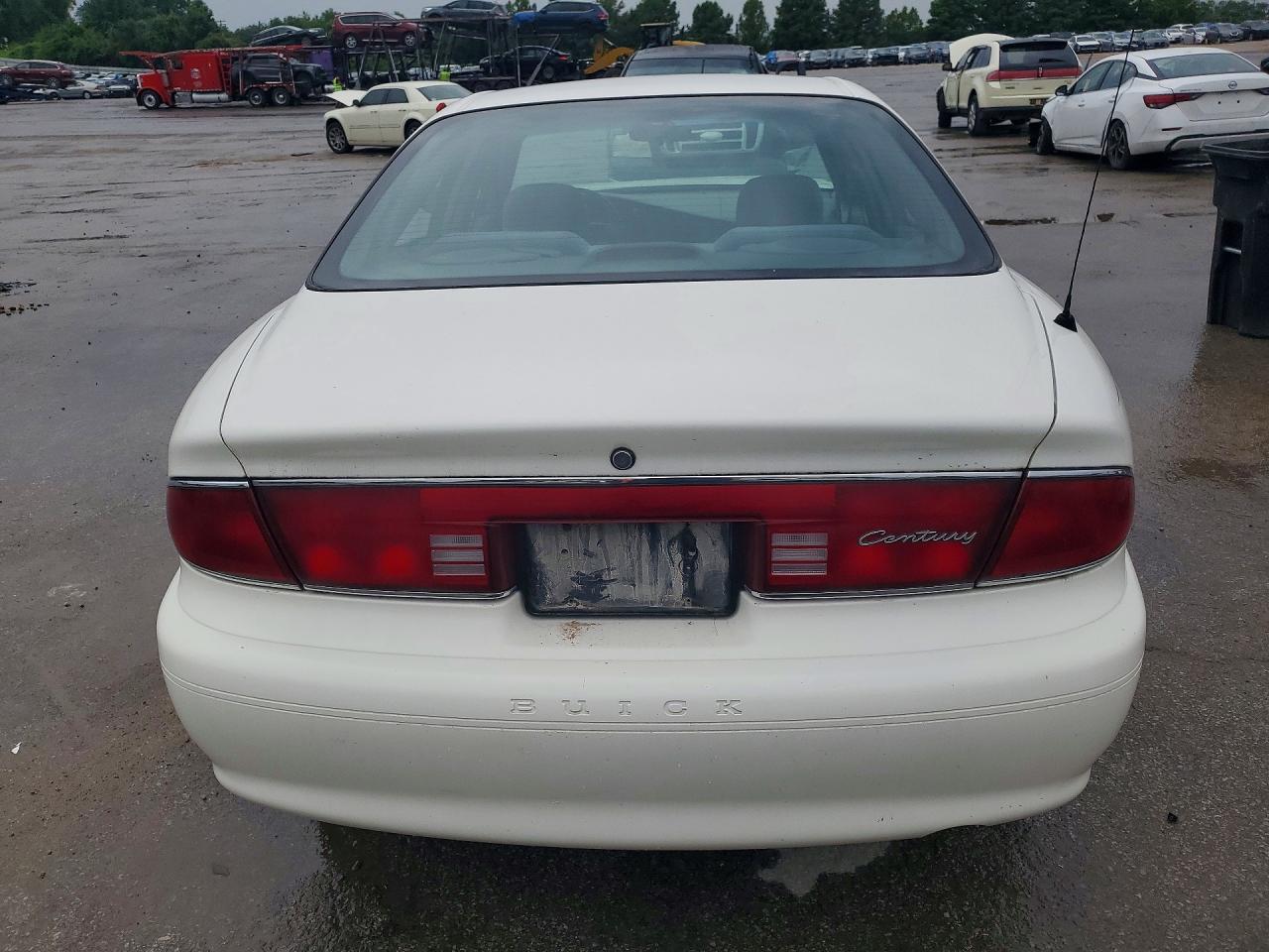 2004 Buick Century Custom White vin: 2G4WS52J741259632