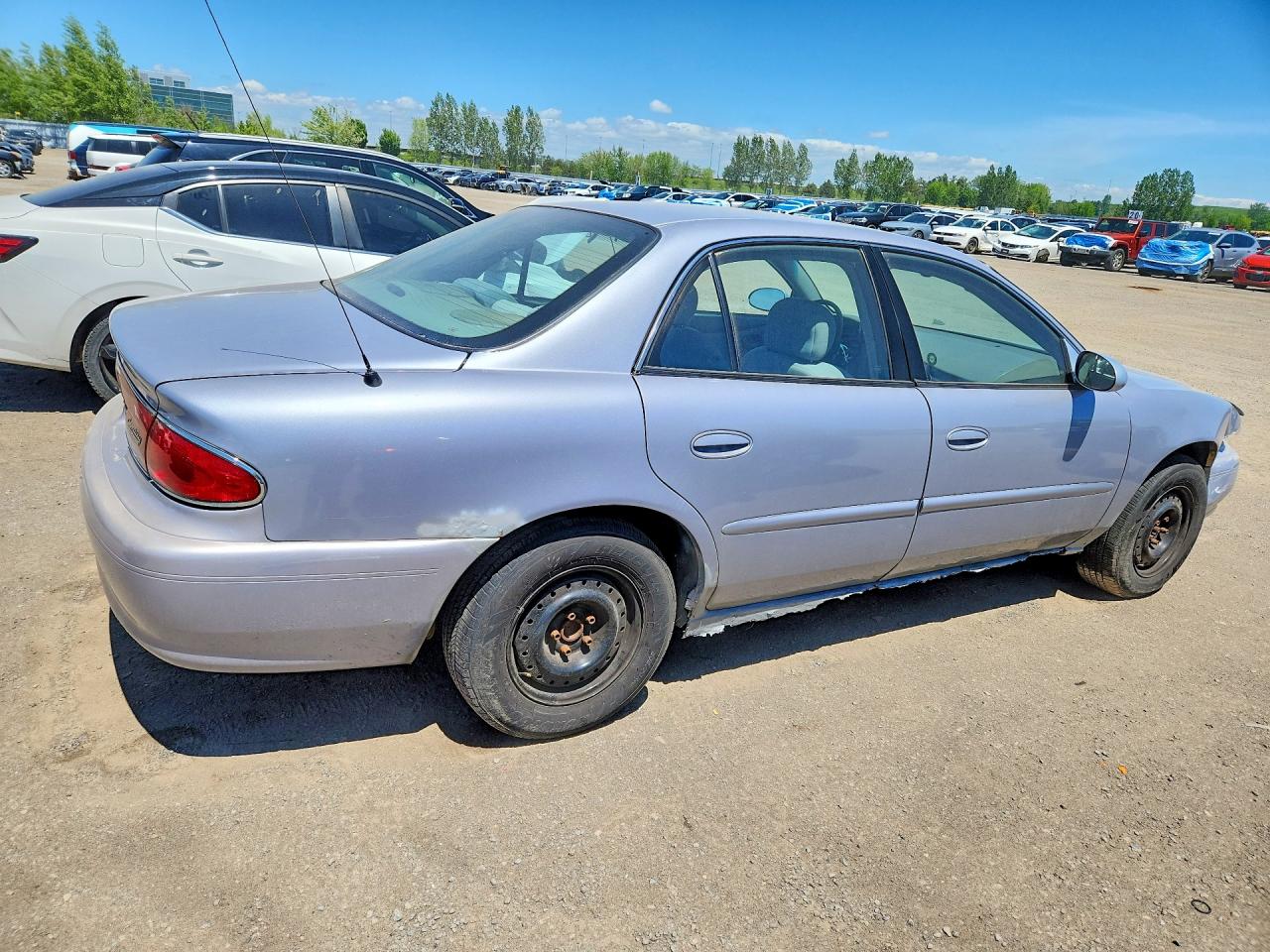 2005 Buick Century Custom Silver vin: 2G4WS52J751109859