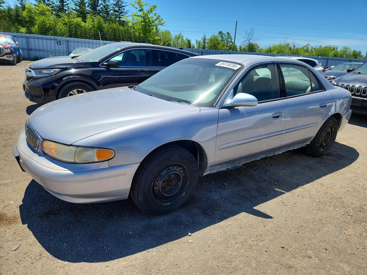 2005 Buick Century Custom Silver vin: 2G4WS52J751109859