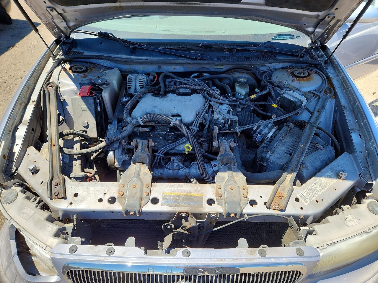 2005 Buick Century Custom Silver vin: 2G4WS52J751109859