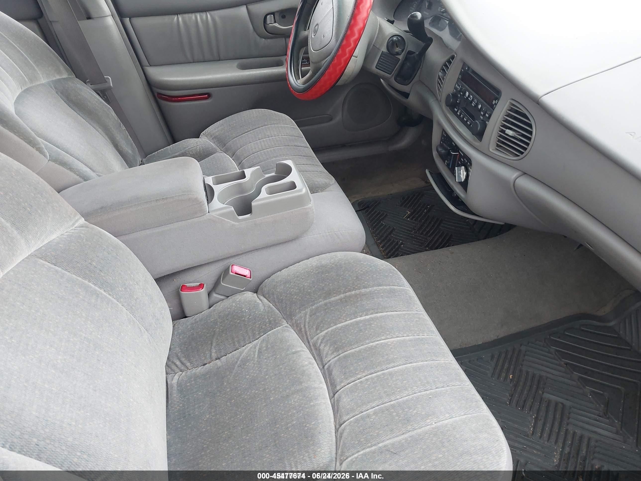 2005 Buick Century Gray vin: 2G4WS52J751125785