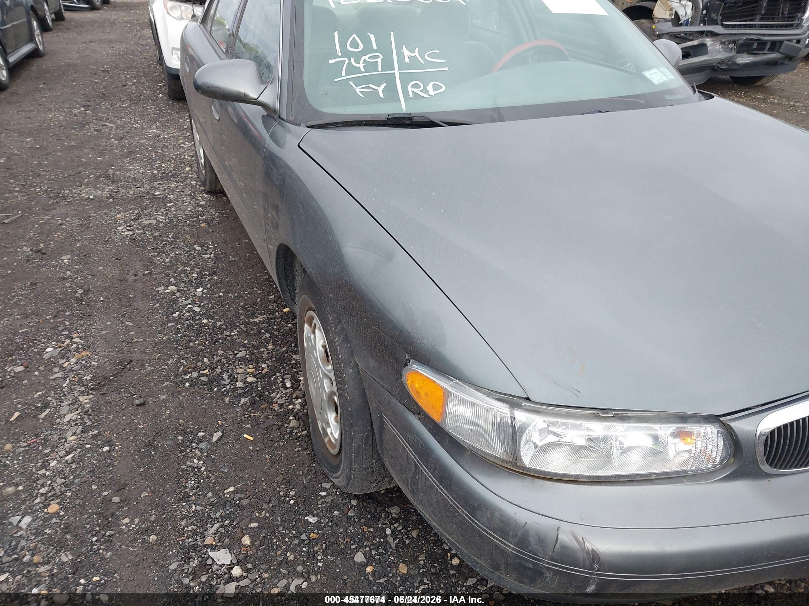 2005 Buick Century Gray vin: 2G4WS52J751125785