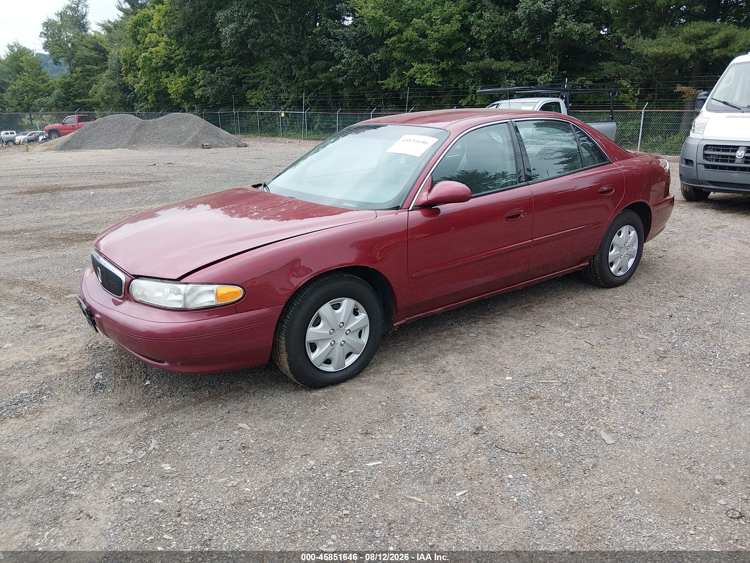 2005 Buick Century   Бордовый vin: 2G4WS52J751154672
