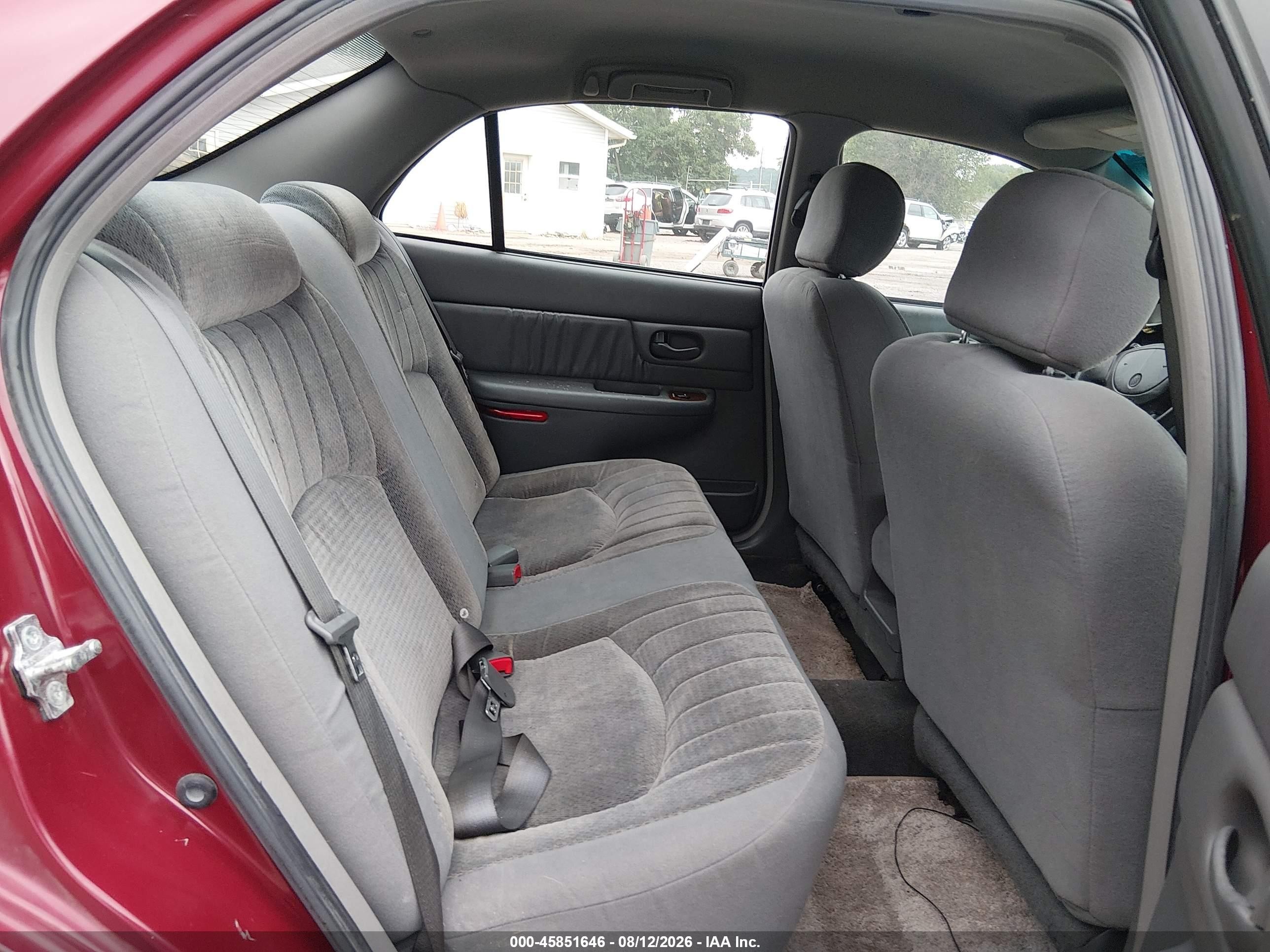 2005 Buick Century   Бордовый vin: 2G4WS52J751154672