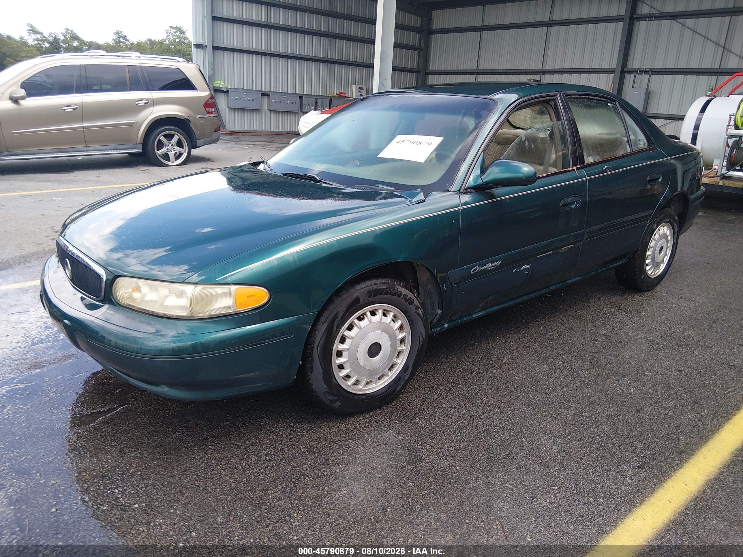 2000 Buick Century Custom Green vin: 2G4WS52J7Y1177227