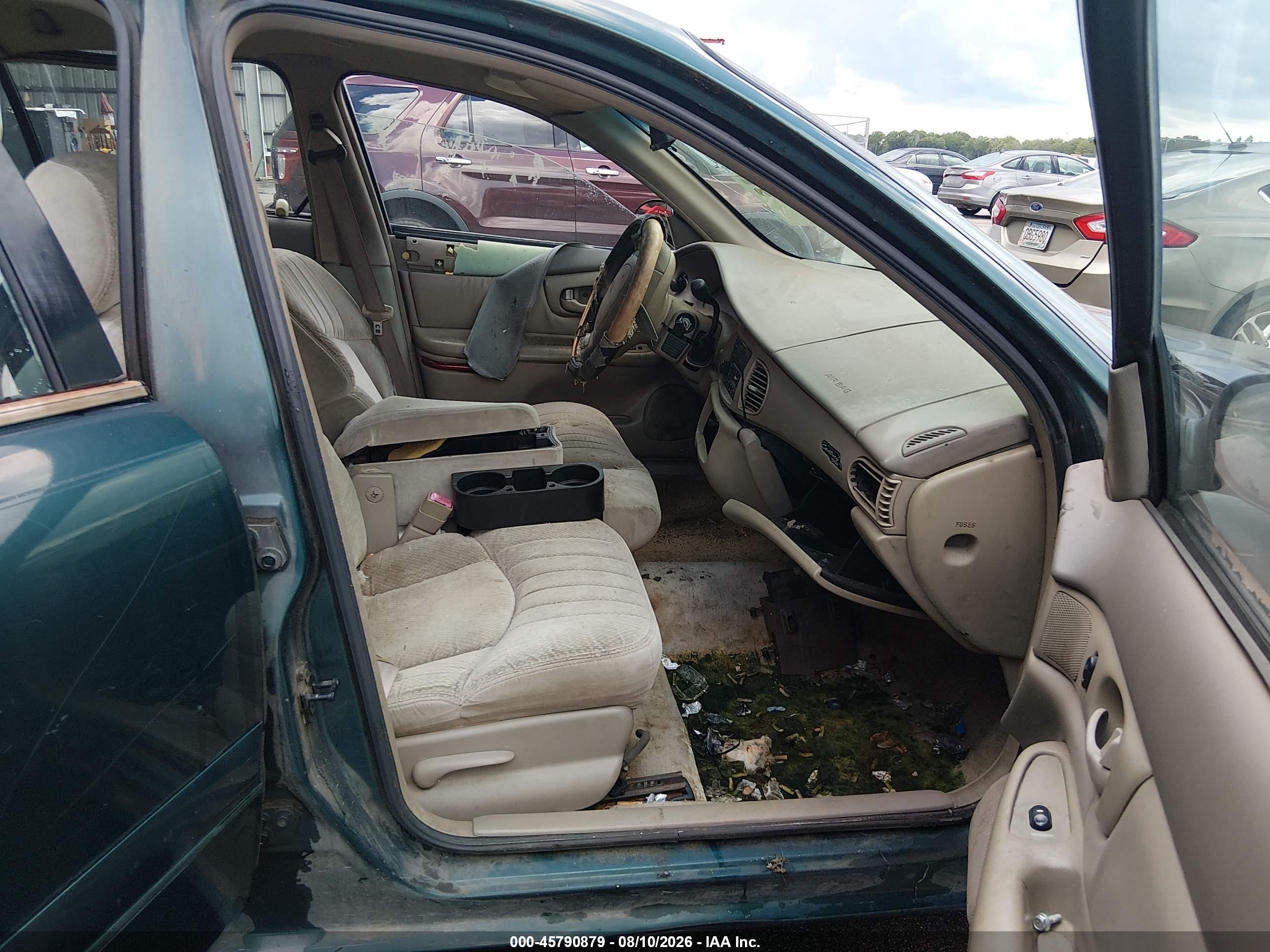2000 Buick Century Custom Green vin: 2G4WS52J7Y1177227