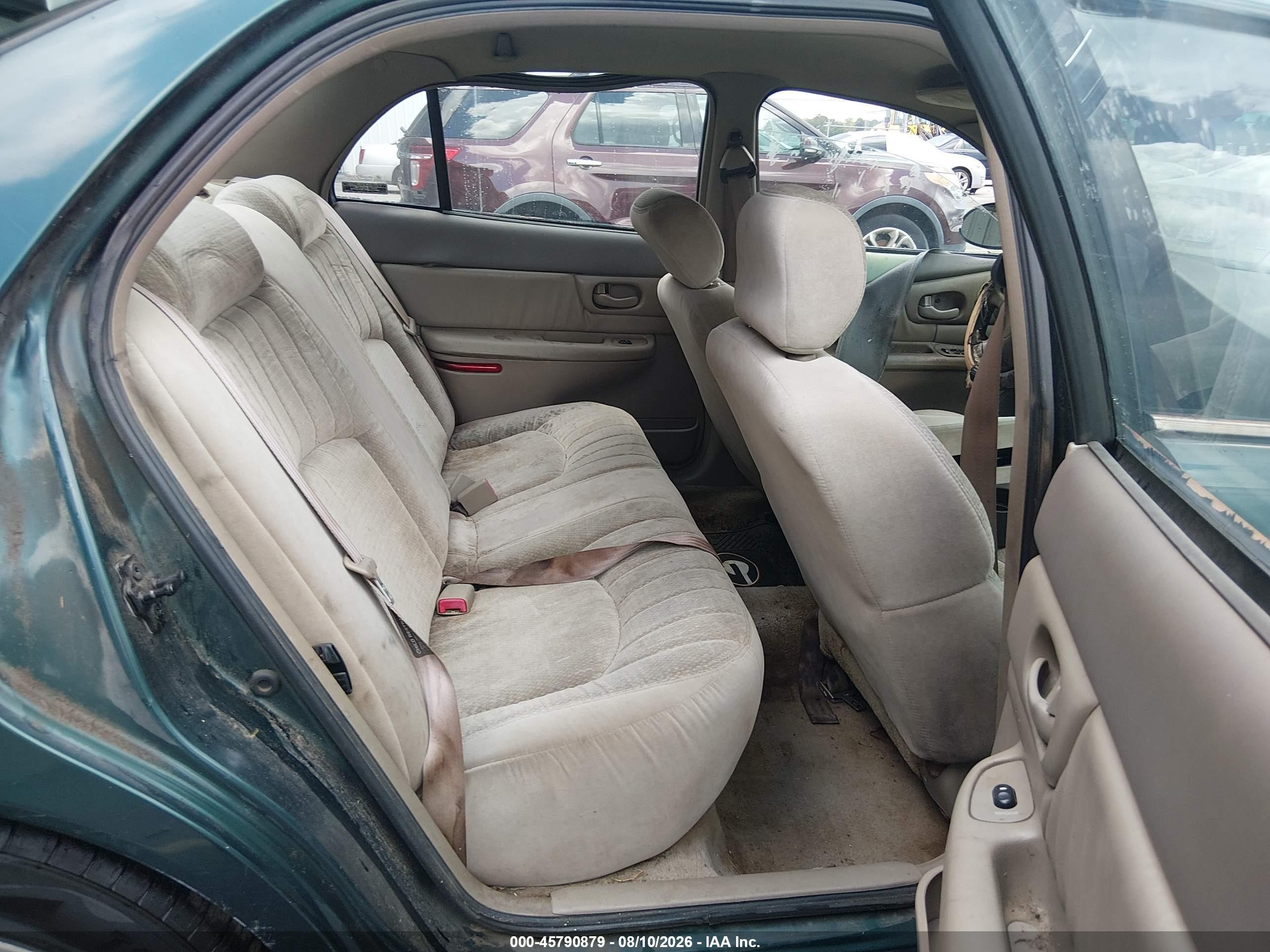 2000 Buick Century Custom Green vin: 2G4WS52J7Y1177227
